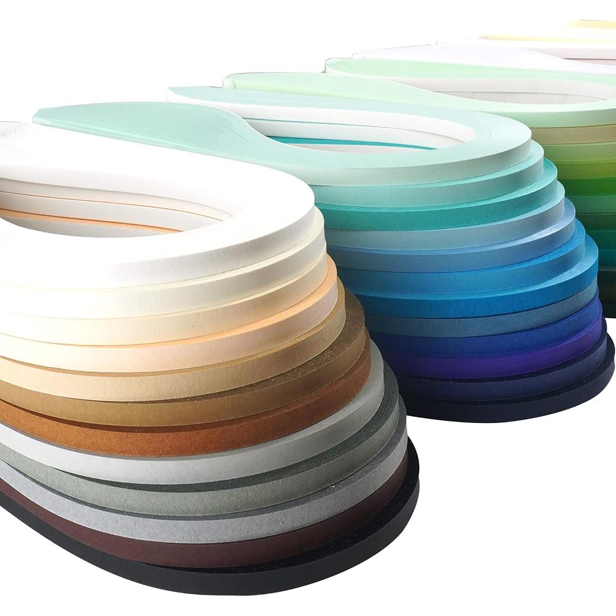 JUYA Juego de Tiras de Papel Quilling 60 Colores 39cm 3mm