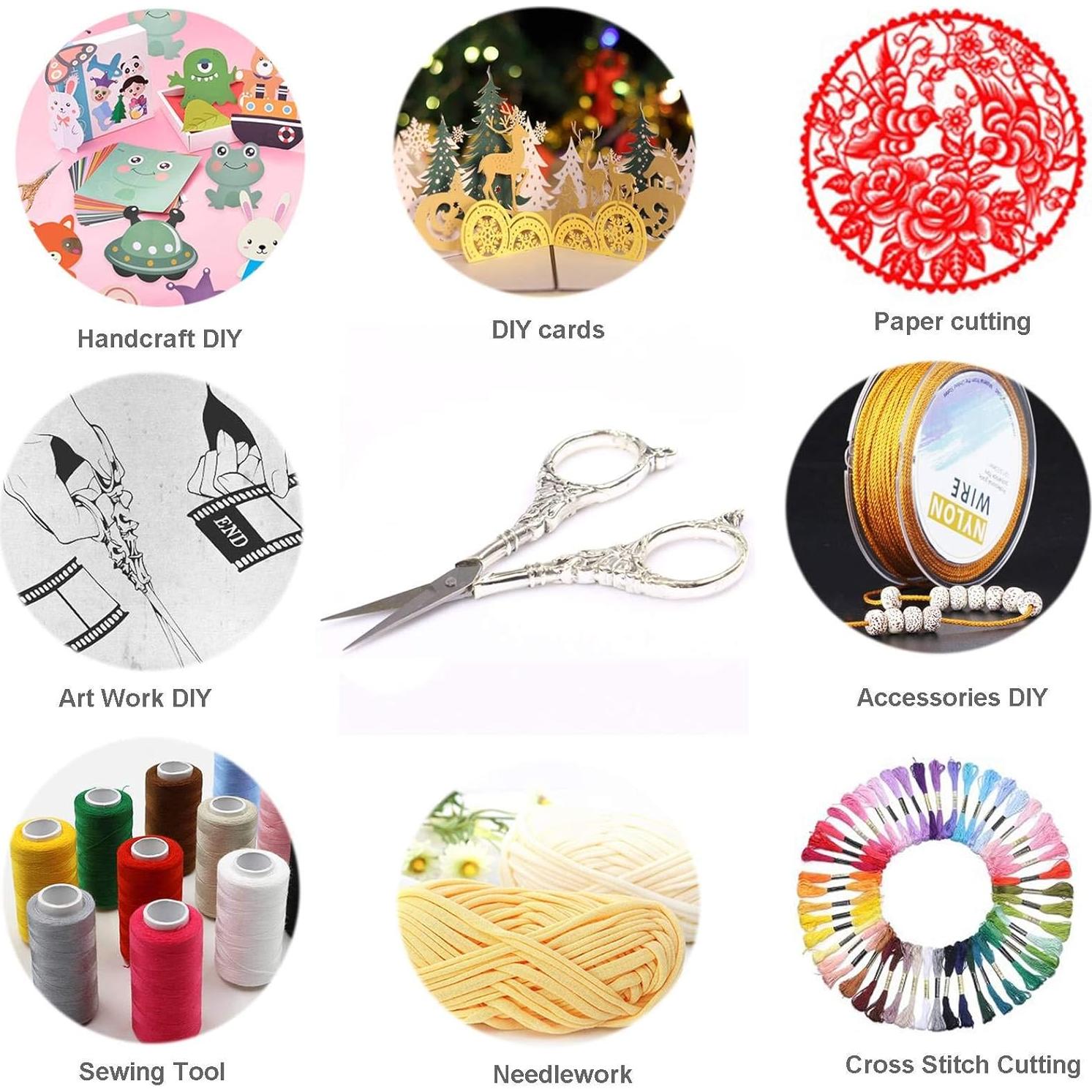 Tijeras Vintage BIHRTC 11.6g Acero Inoxidable 4cm Afiladas