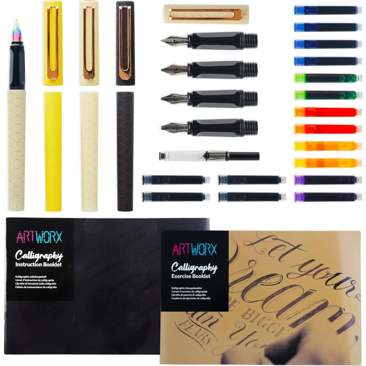 Juego de Plumas de Caligrafía Artworx - Set Completo para Principiantes