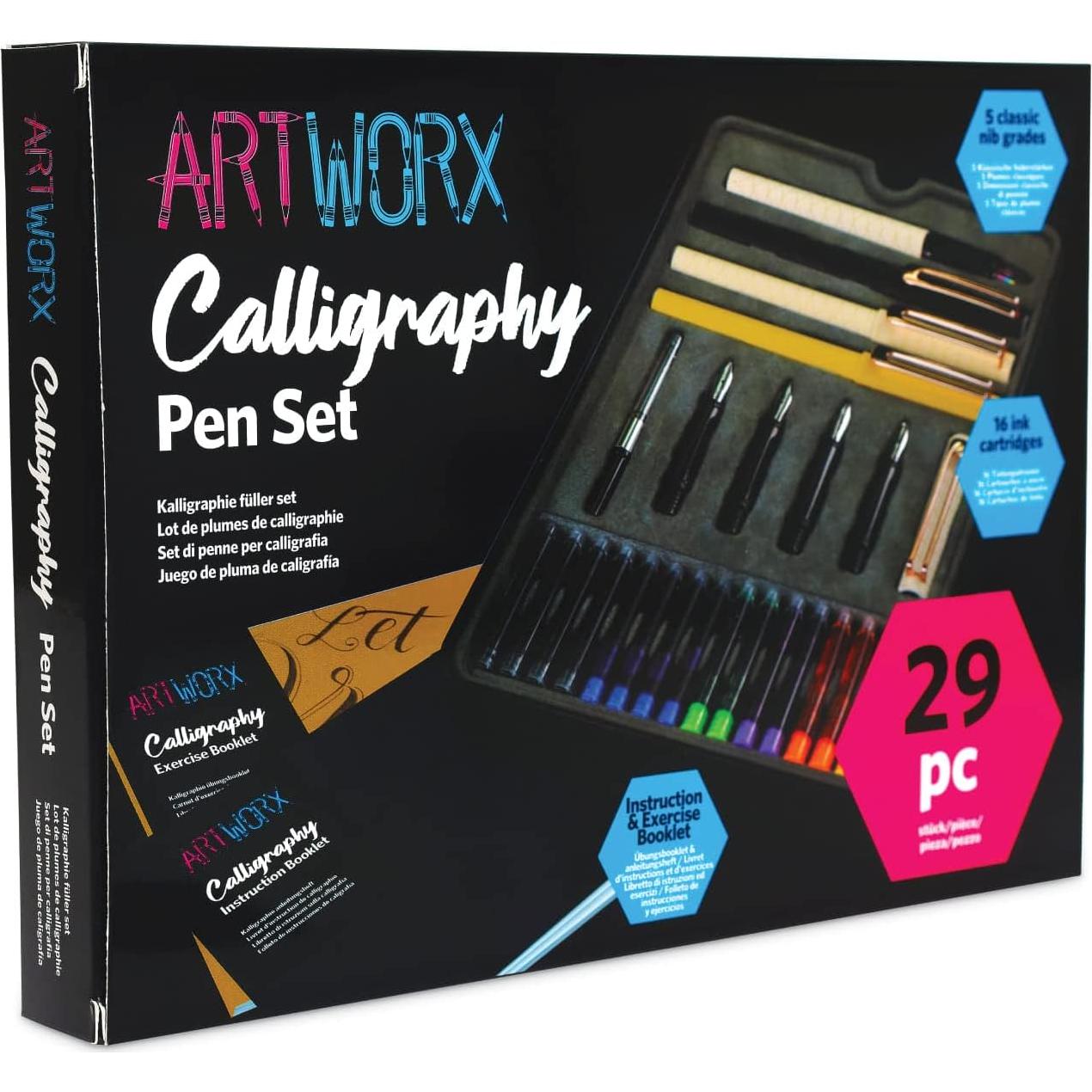 Juego de Plumas de Caligrafía Artworx - Set Completo para Principiantes