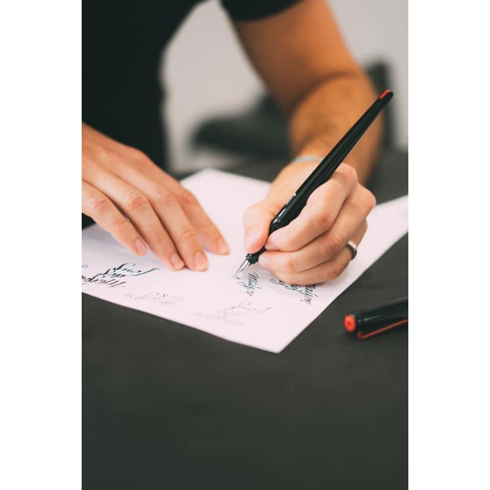 Pluma Fuente Caligrafía Lamy Joy Negro 3 Puntas 1.1/1.5/1.9 mm