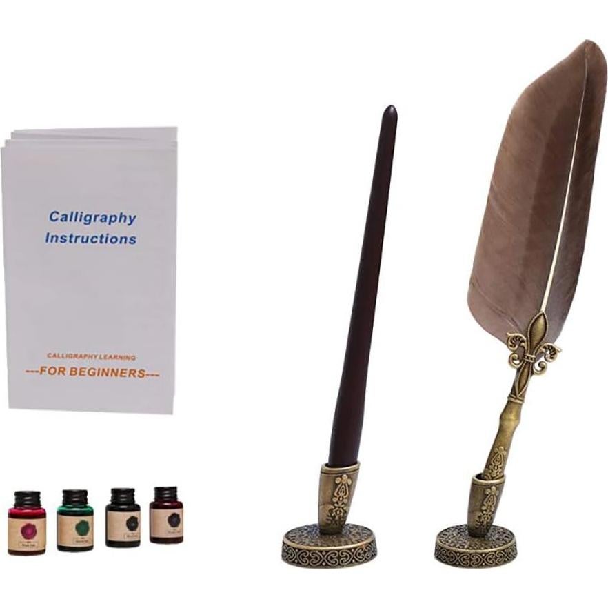 Juego de Caligrafía UBEART con Plumas y 14 Puntas