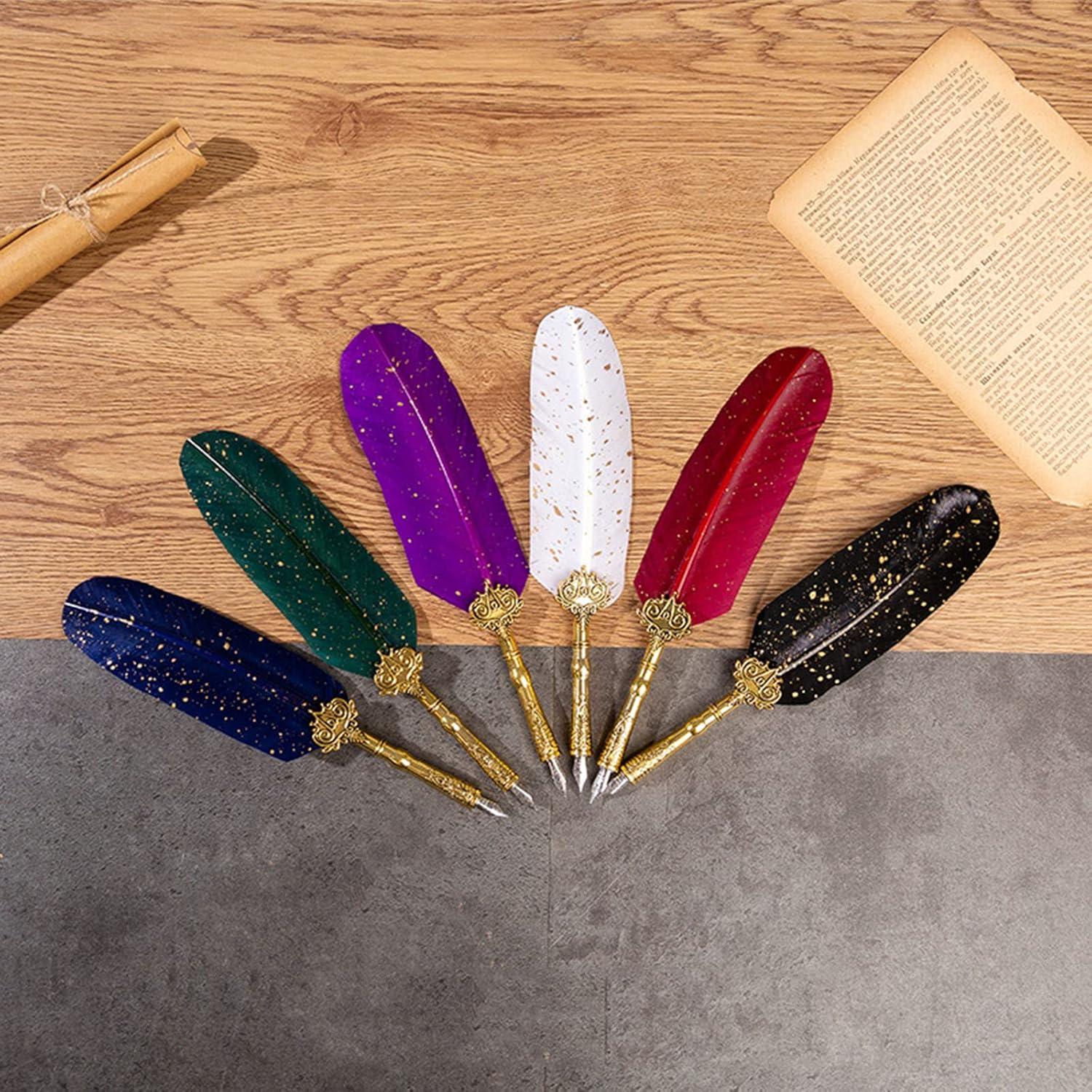 Juego de Plumas de Caligrafía Joyeee con Tinta y Sello