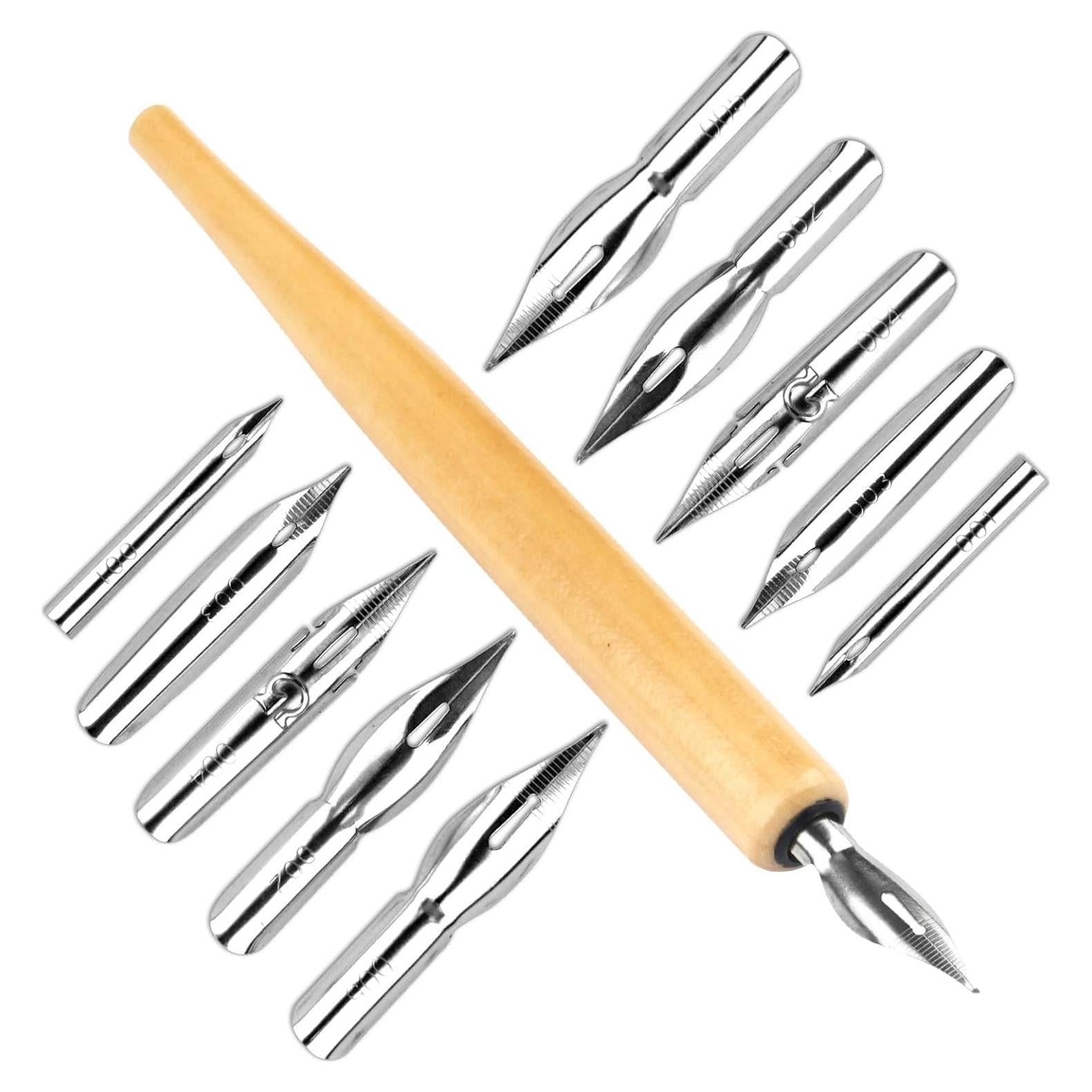 Conjunto de Plumas de Dibujo G-Pen Pretwad 11 Pcs Acero Inoxidable