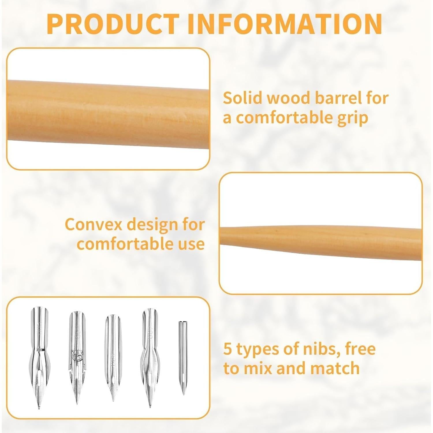 Conjunto de Plumas de Dibujo G-Pen Pretwad 11 Pcs Acero Inoxidable