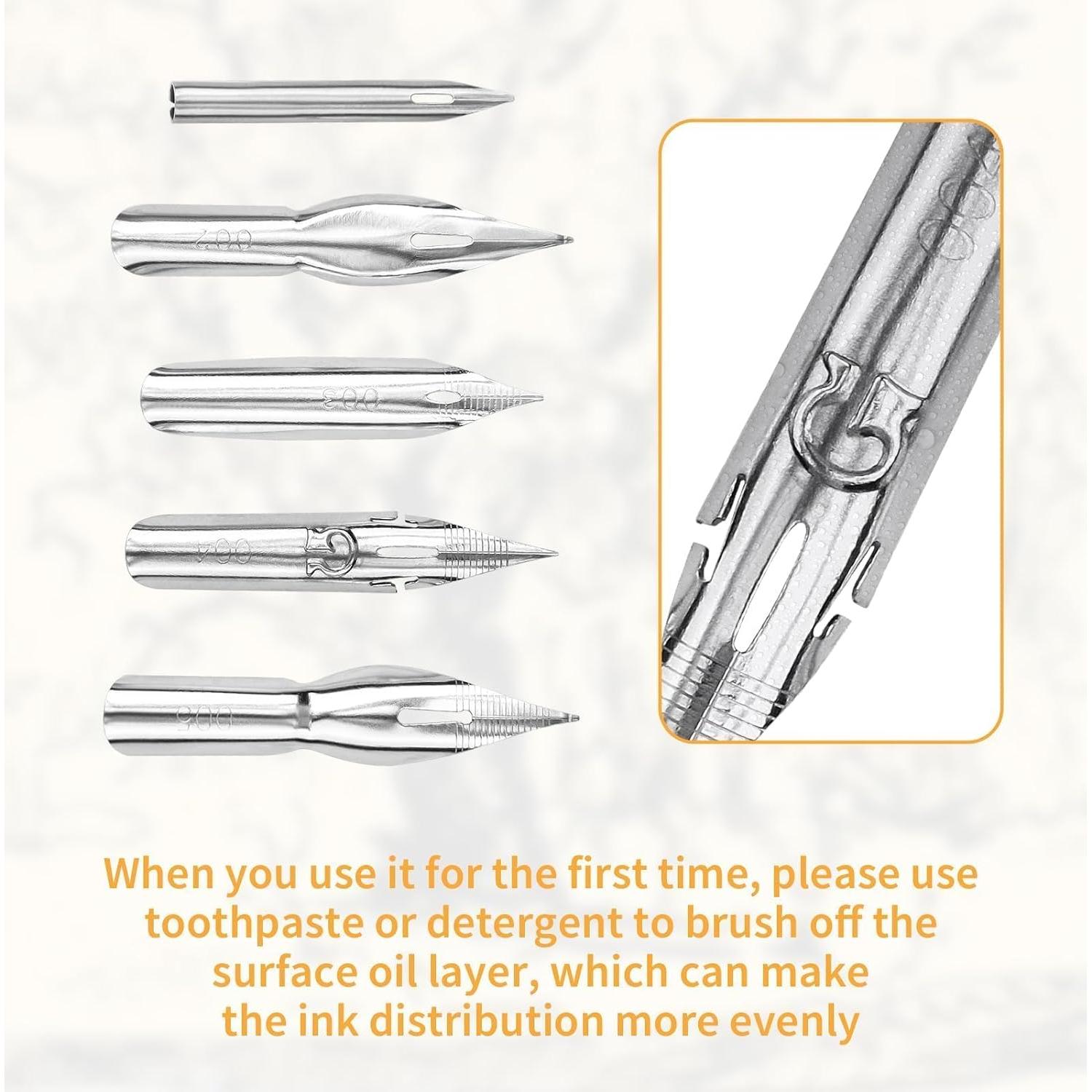 Conjunto de Plumas de Dibujo G-Pen Pretwad 11 Pcs Acero Inoxidable