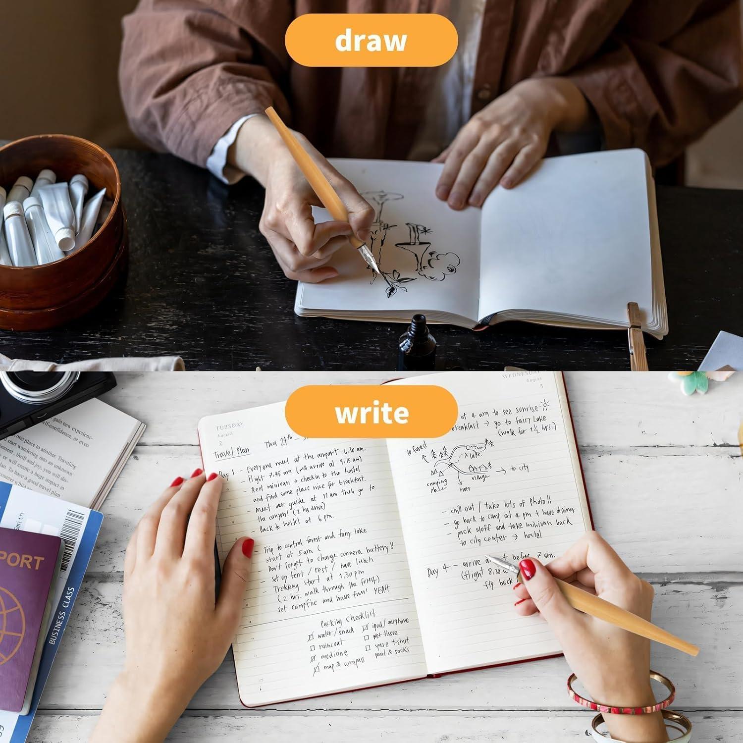 Conjunto de Plumas de Dibujo G-Pen Pretwad 11 Pcs Acero Inoxidable