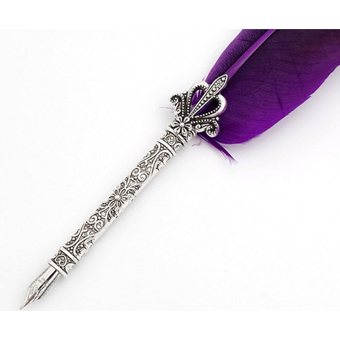 Pluma de Caligrafía Gullor con 6 Puntas de Acero Inoxidable