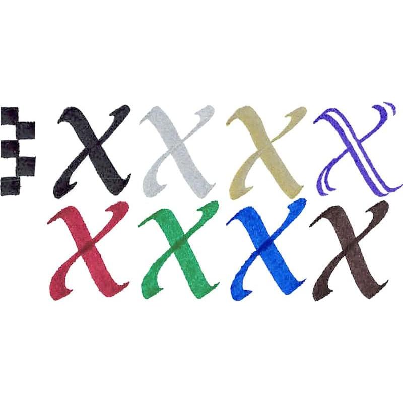 Juego de 6 Marcadores de Caligrafía Speedball 3.0 mm Surtido