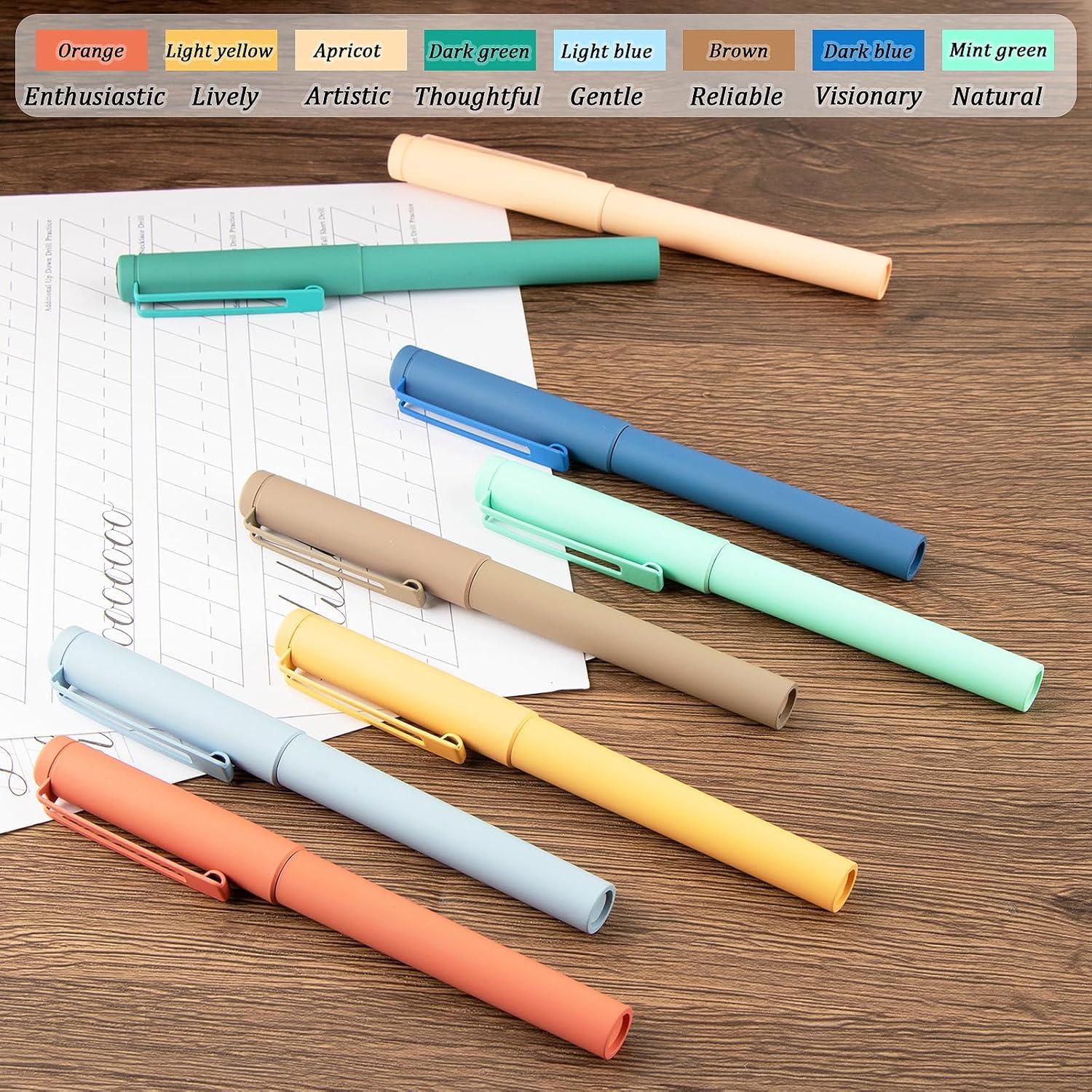 Juego de Plumas de Caligrafía TIANREN con 8 Puntas y 60 Cartuchos