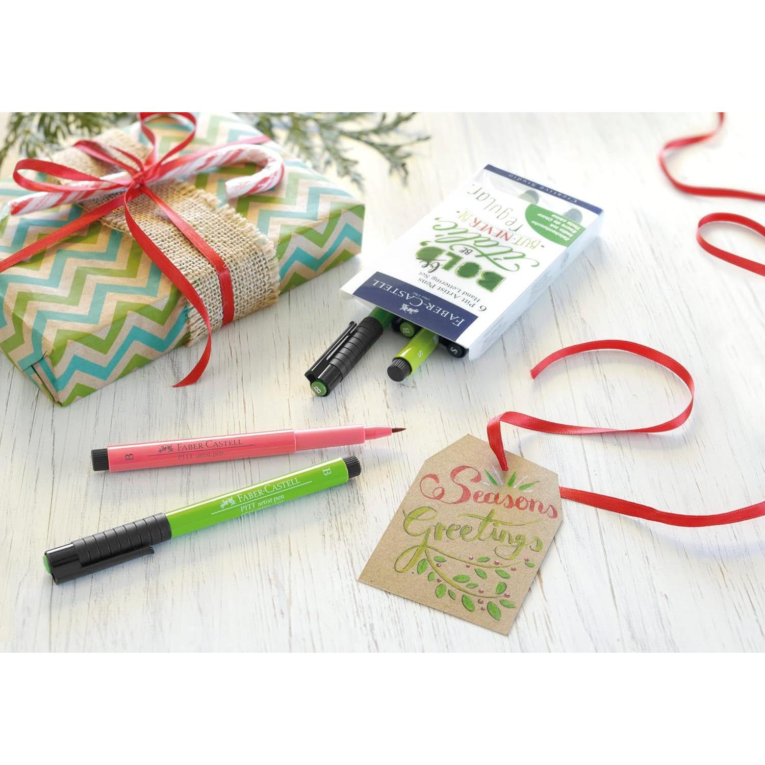 Juego de Caligrafía Faber-Castell Pitt Artist - 6 Marcadores