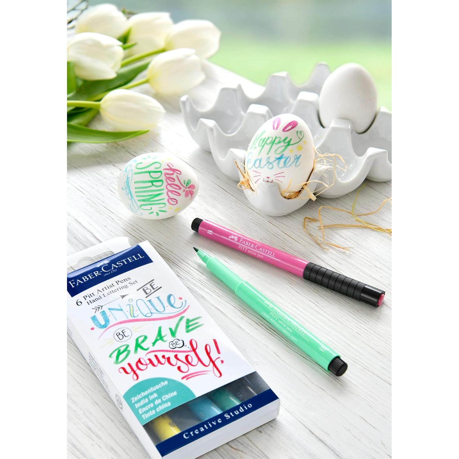 Juego de Caligrafía Faber-Castell Pitt Artist - 6 Marcadores