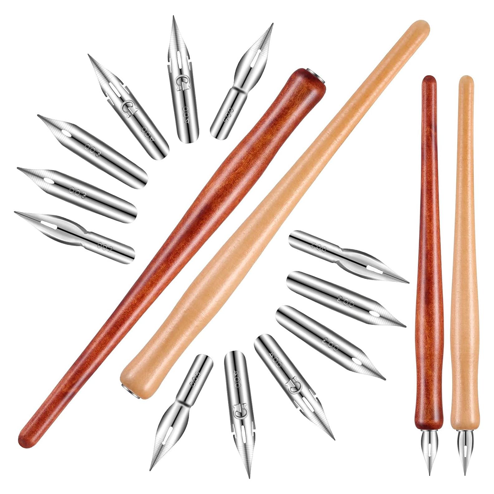 Juego de 14 Piezas Portaplumas Chinco con Plumas de Cómic