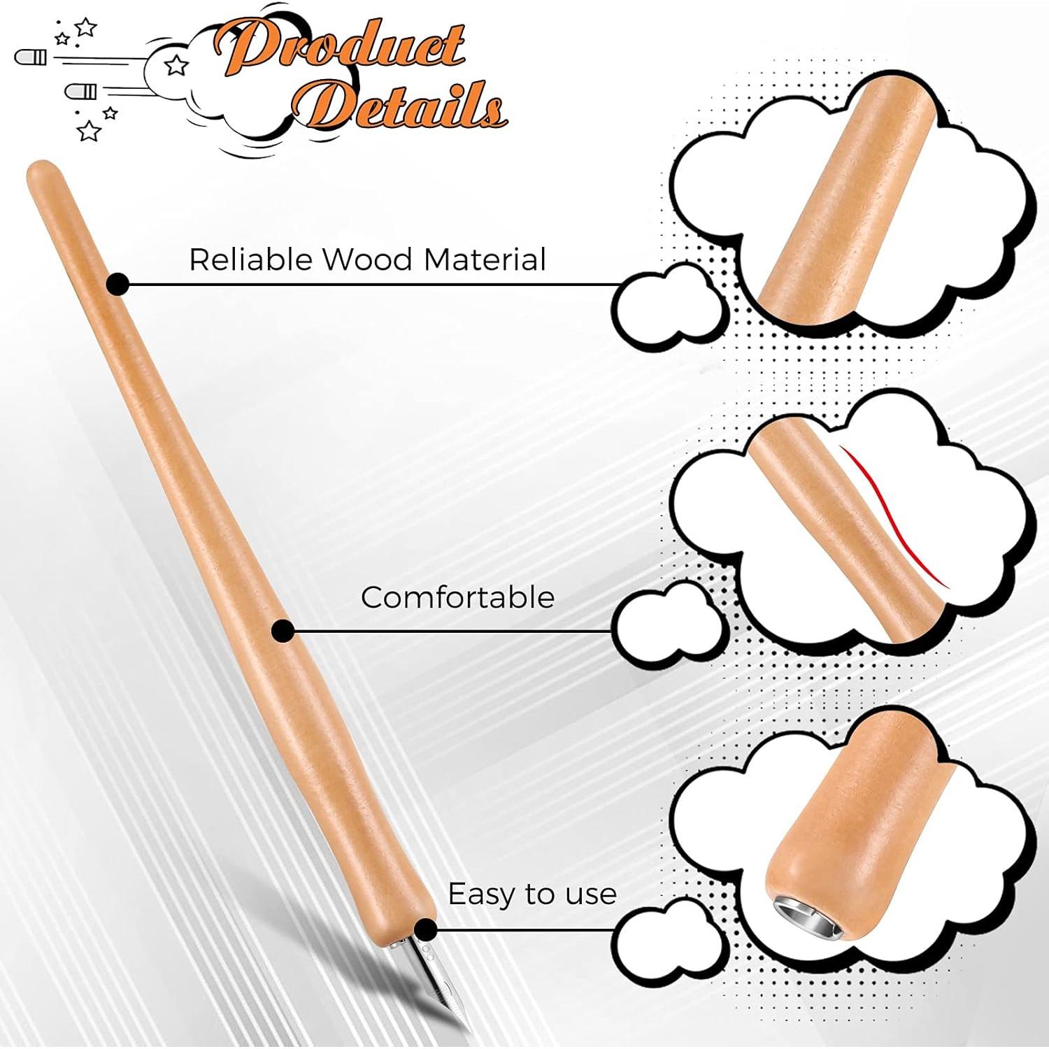 Juego de 14 Piezas Portaplumas Chinco con Plumas de Cómic