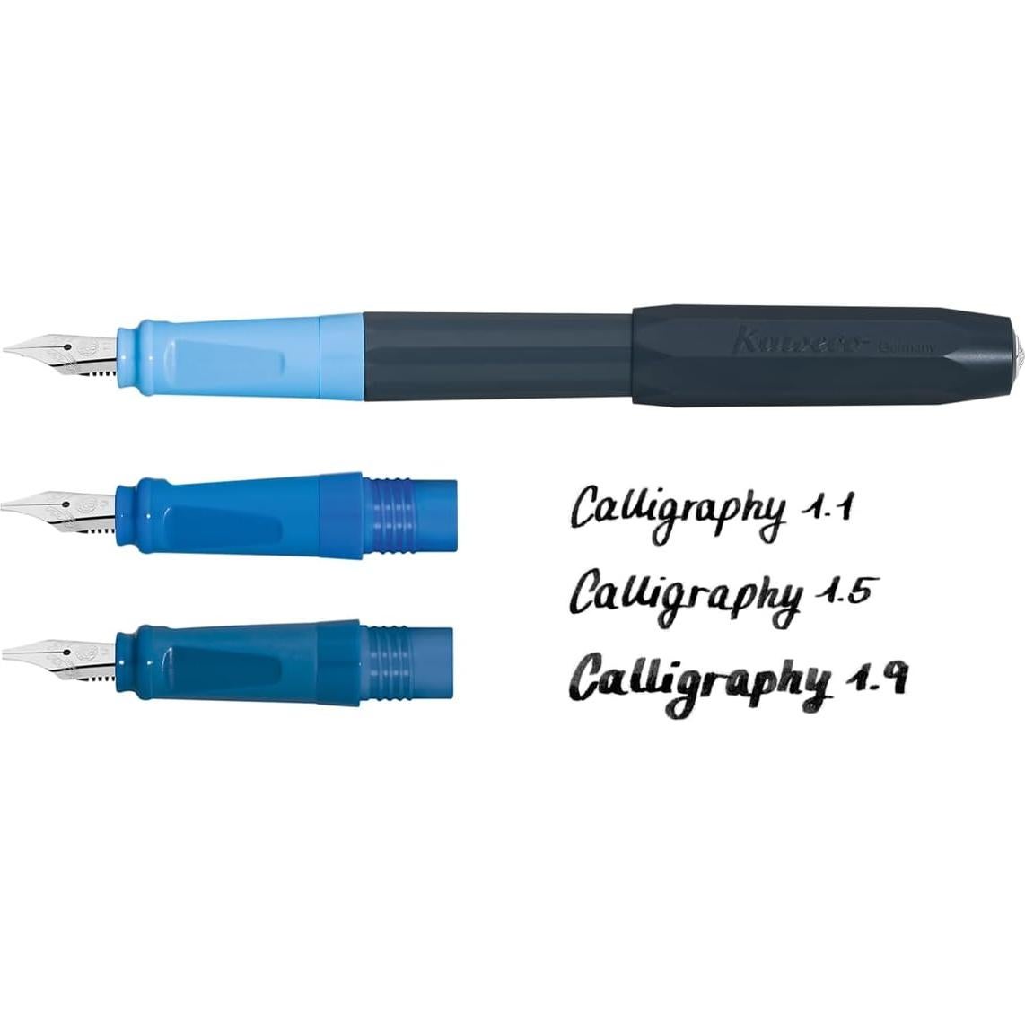 Kaweco PERKEO Pluma Estilográfica Caligrafía Azul 15.5 cm