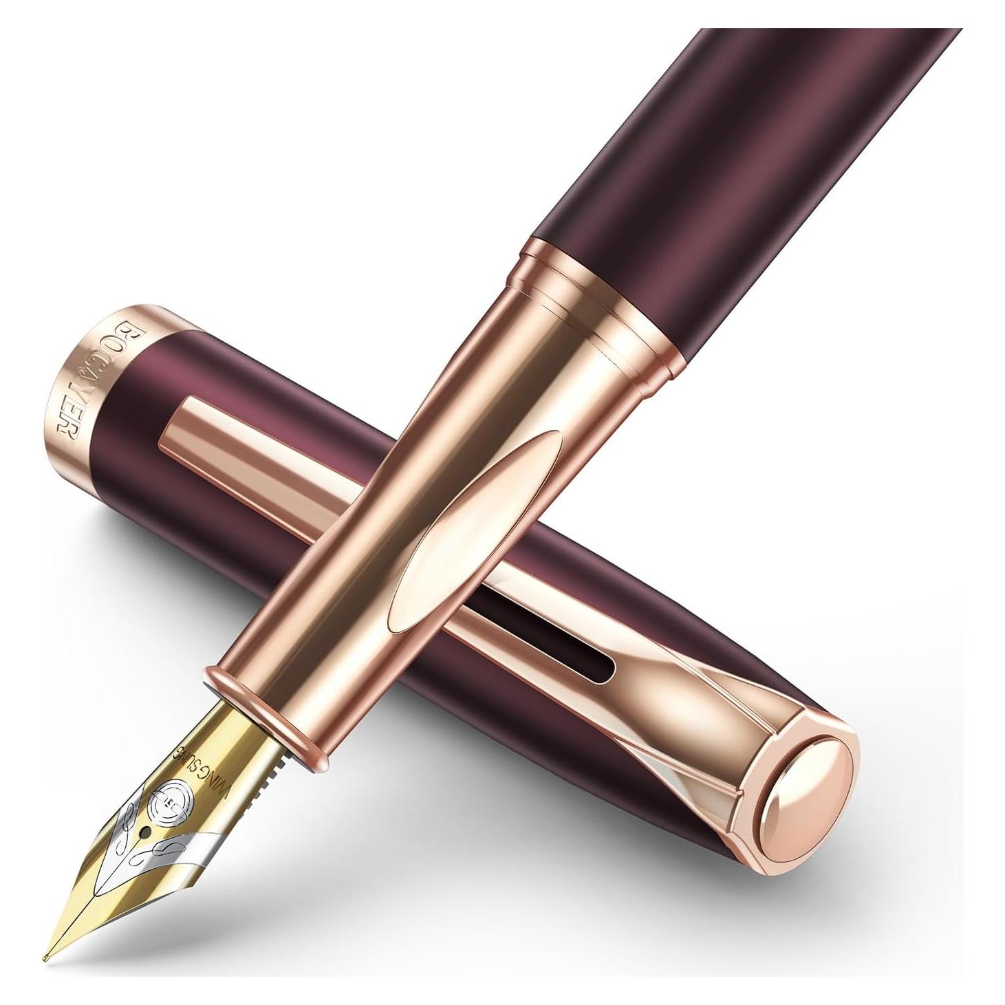 Conjunto de Plumas Fuente BOCIYER Samurai Rojo Oscuro