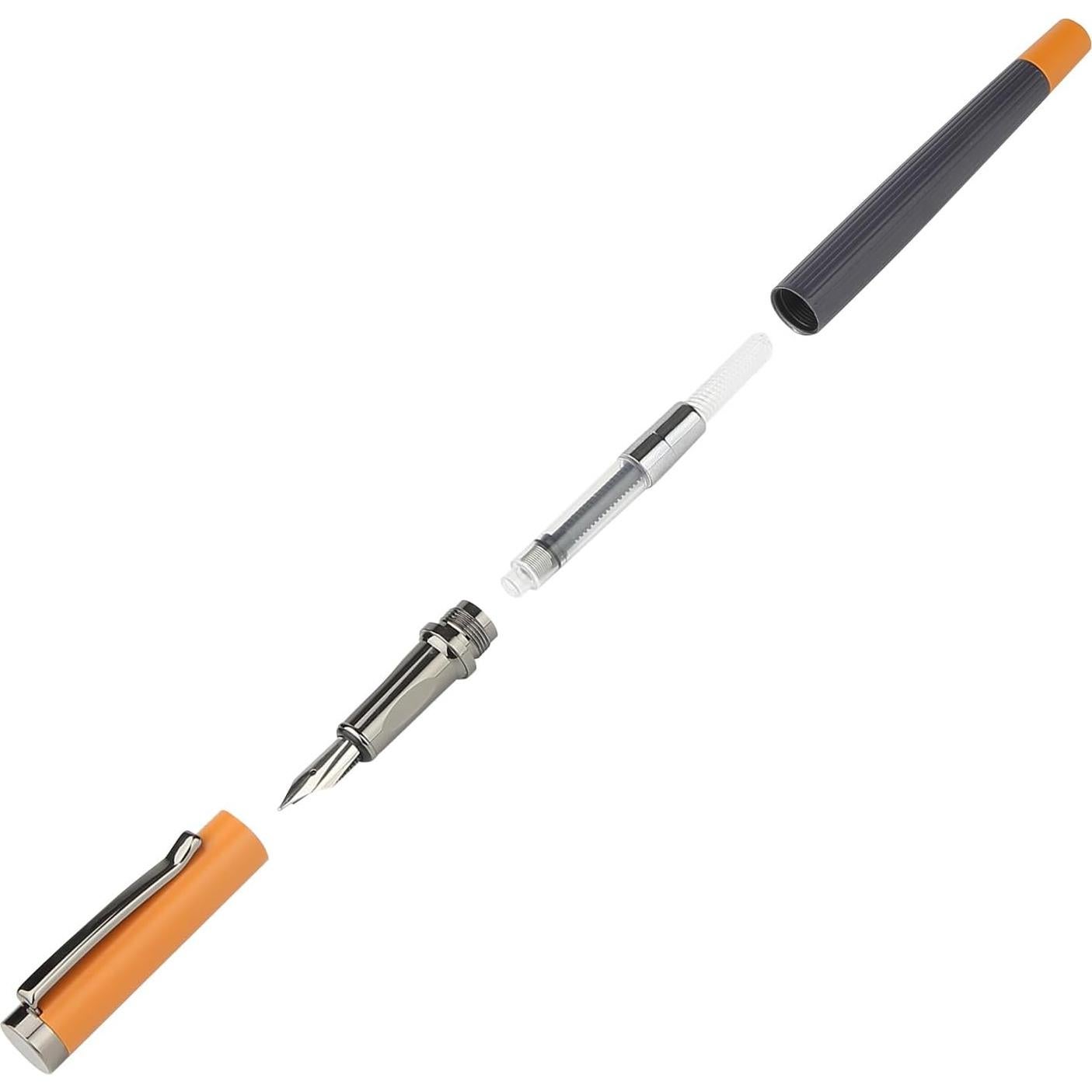 Juego de Pluma Fuente GC QUILL MU-12 Punta Fina 0.5mm