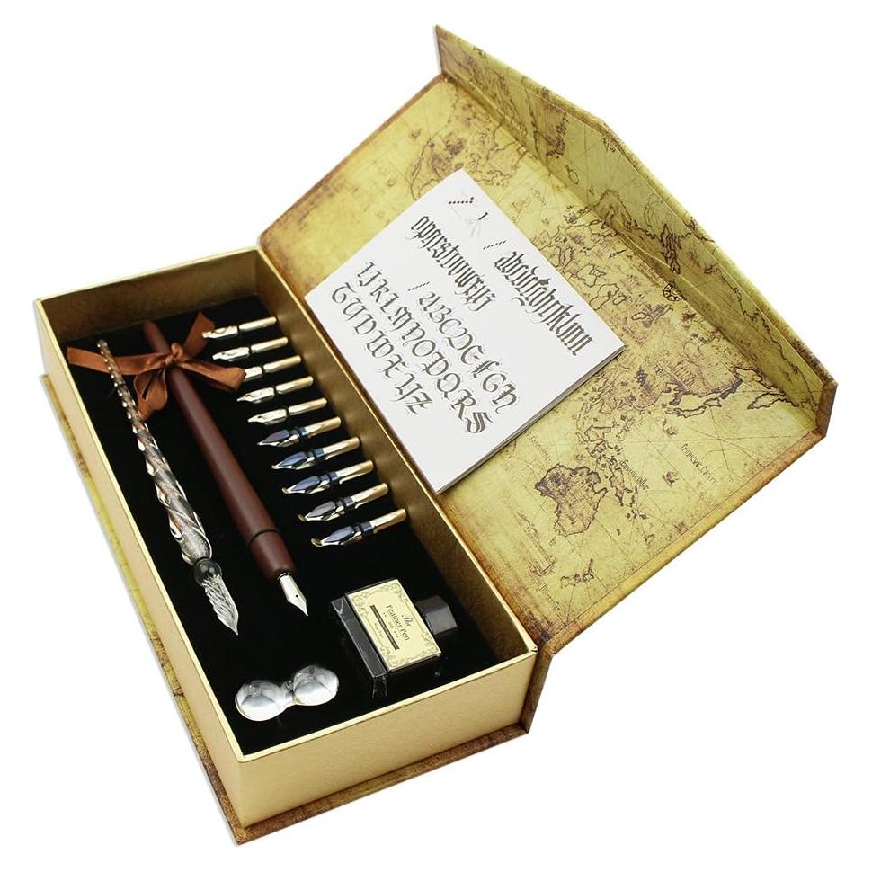 Juego de Plumas Caligráficas FEATTY - 15 Piezas - 11 Puntas