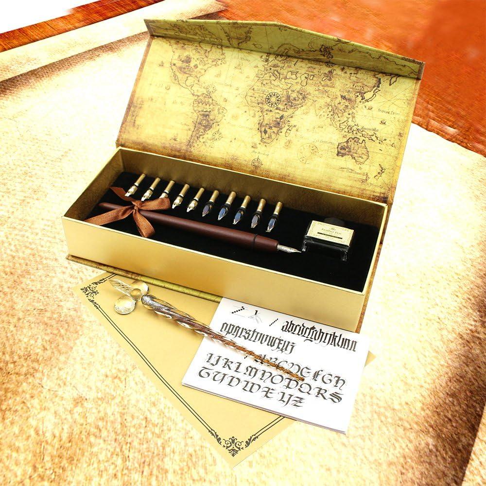 Juego de Plumas Caligráficas FEATTY - 15 Piezas - 11 Puntas