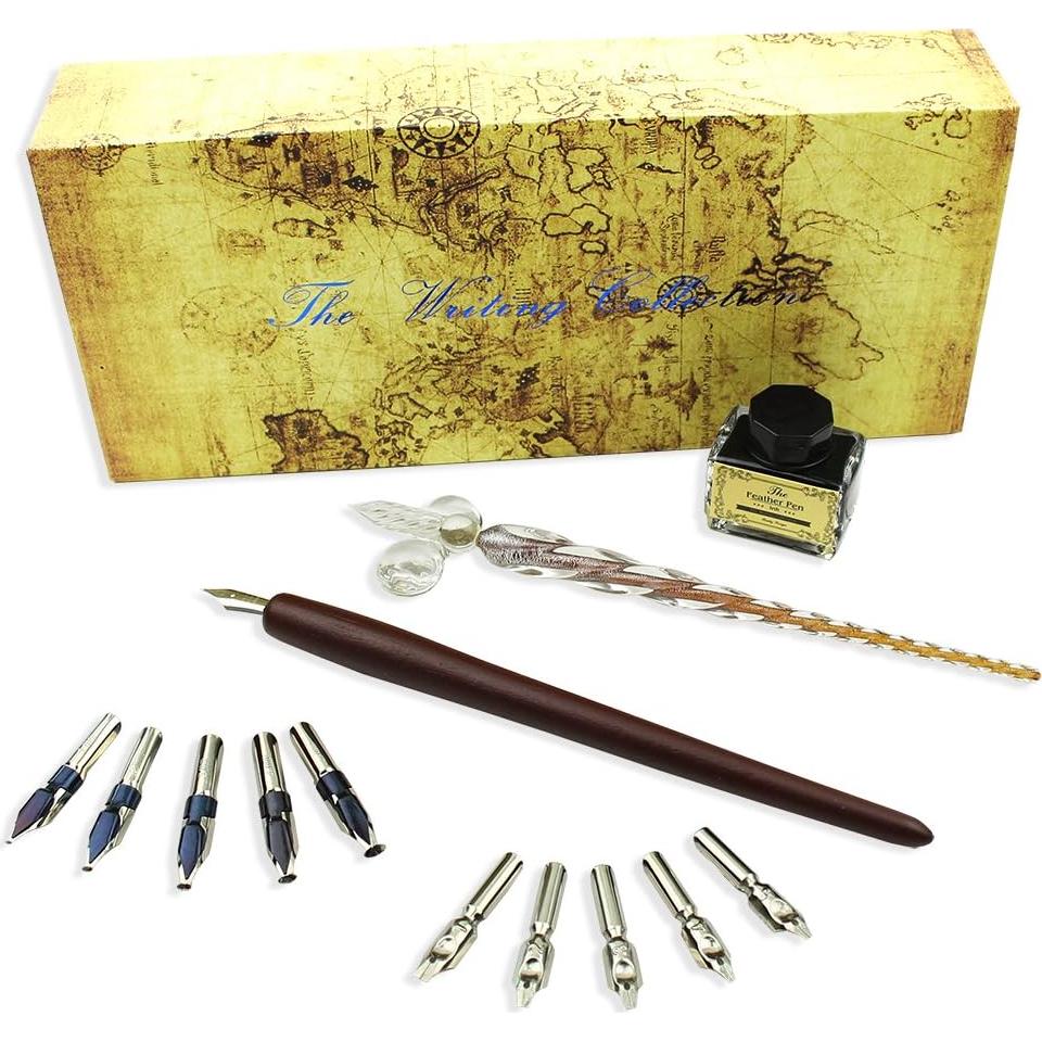 Juego de Plumas Caligráficas FEATTY - 15 Piezas - 11 Puntas