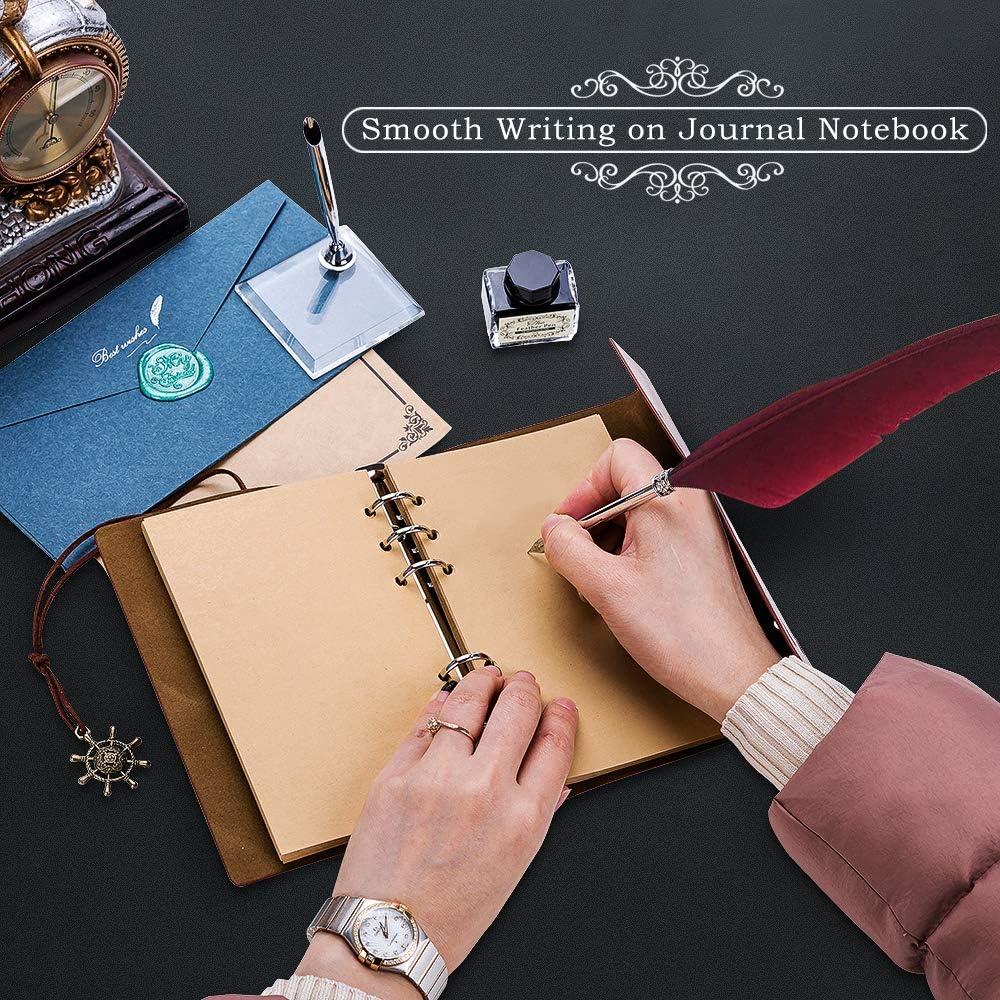 Juego de Caligrafía Vintage GCCL con Pluma Pavo Real y Tinta