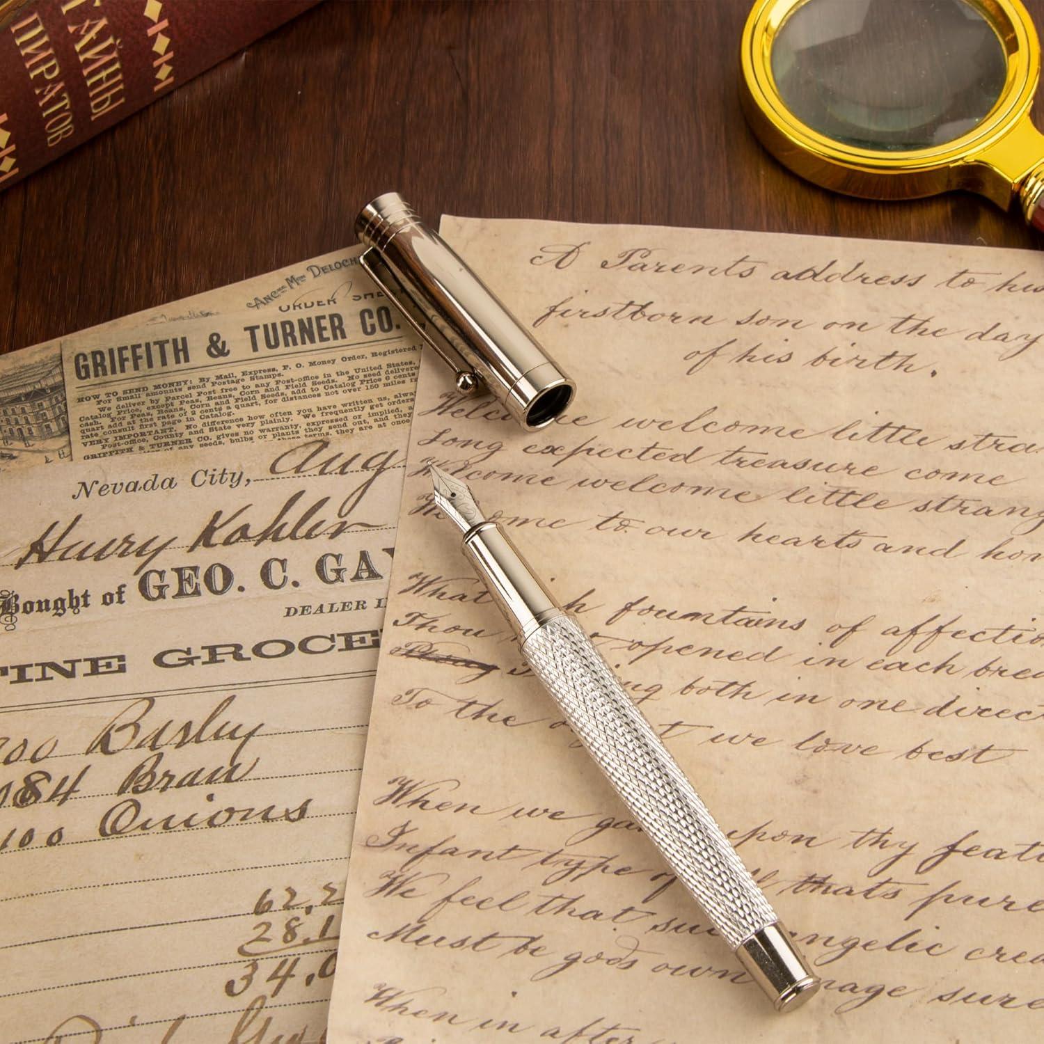 Conjunto de Plumas Estilográficas FEIDIAO con 18 Cartuchos de Tinta