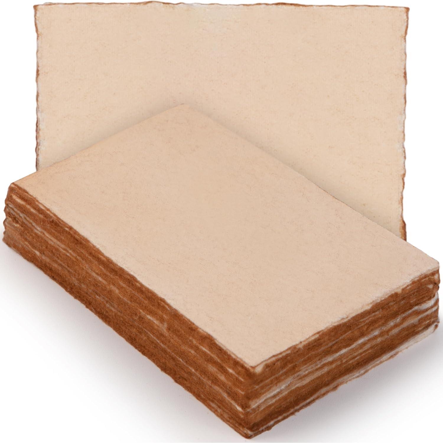 Tarjetas de papel reciclado Wanderings 4x6" 50 unidades