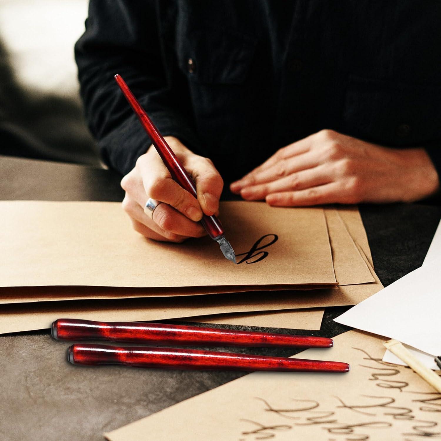 Set de Soporte para Pluma de Inmersión Gadpiparty 12 Piezas Madera