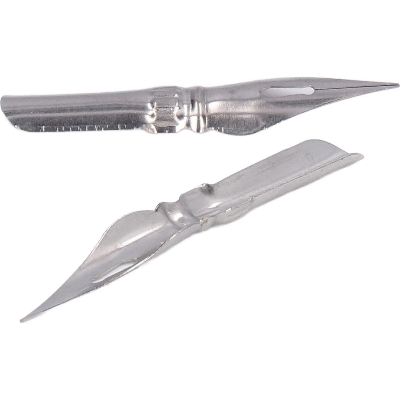 Puntas de Caligrafía Zerodis Metal 10 Pcs para Principiantes