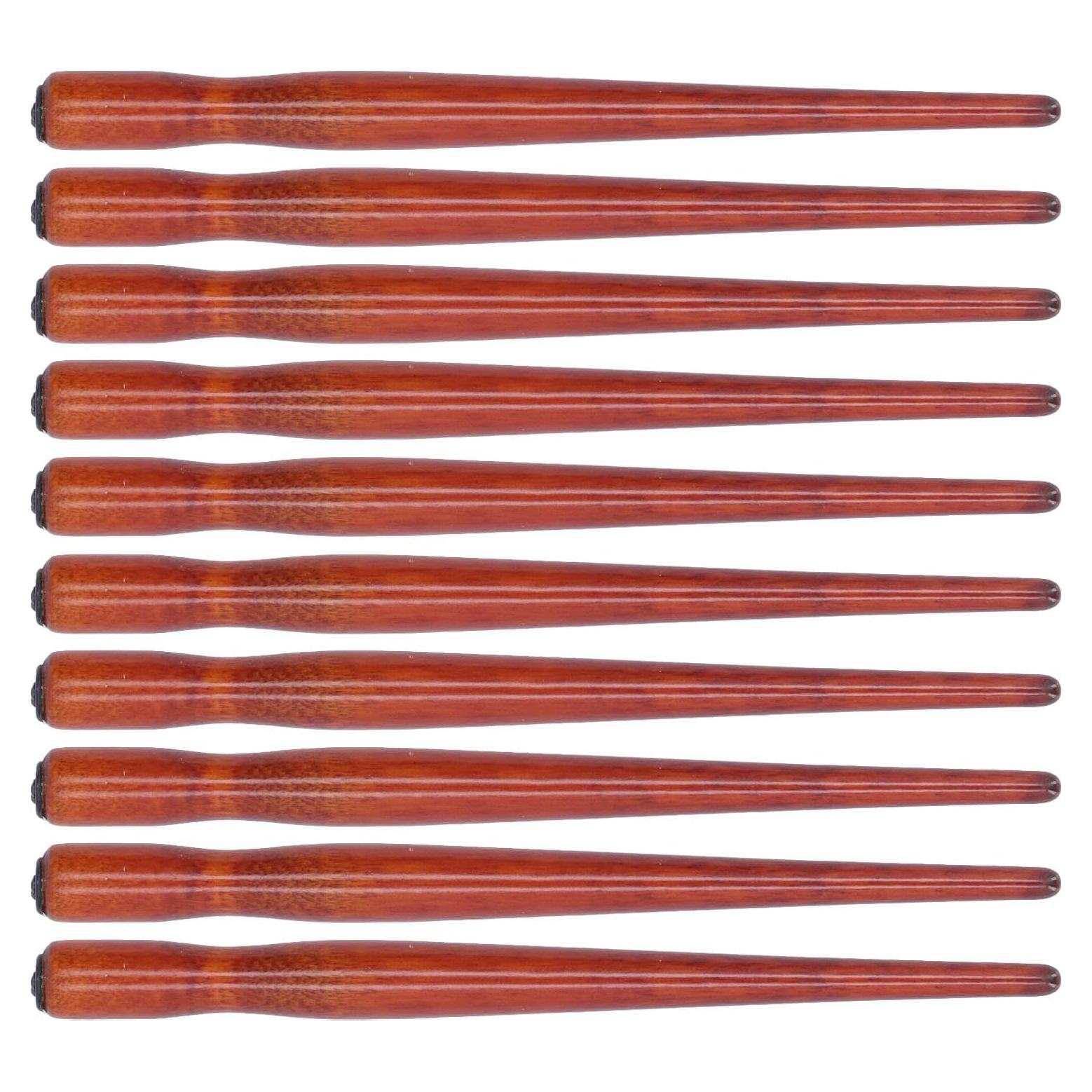 Juego de 10 Soportes de Pluma de Nib de Madera Sándalo