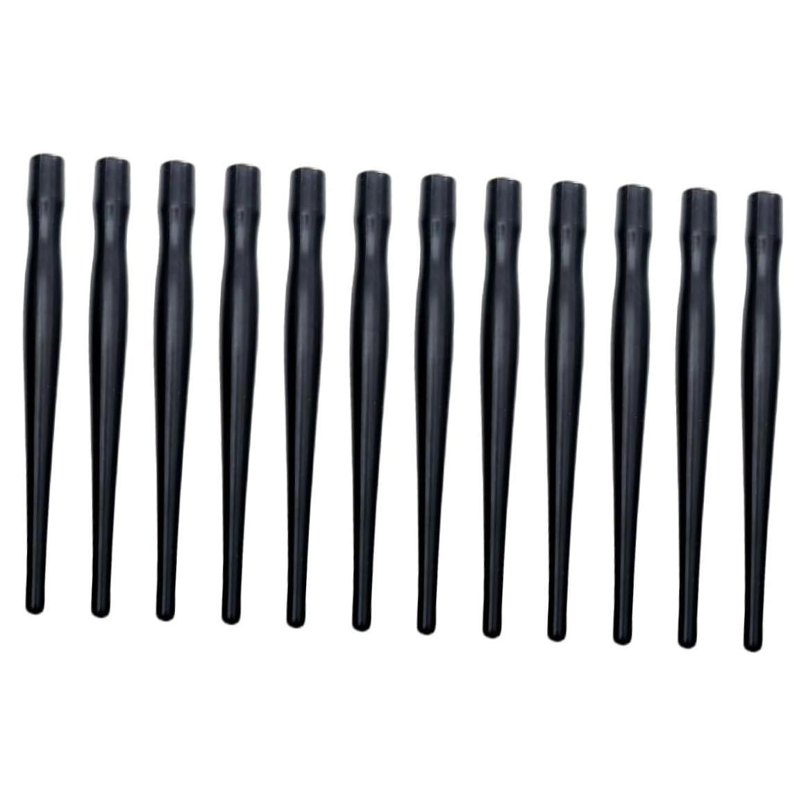 Soportes de Pluma de Cómic Tofficu - 12 Piezas, Negro, Fino 0.3mm