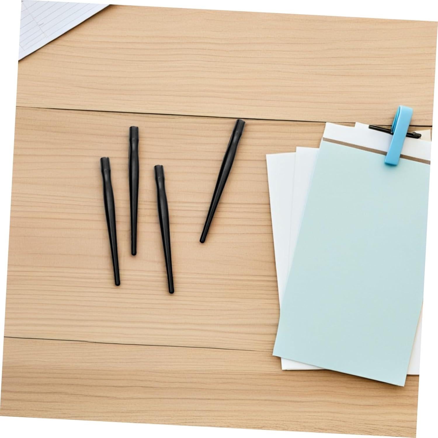 Soportes de Pluma de Cómic Tofficu - 12 Piezas, Negro, Fino 0.3mm