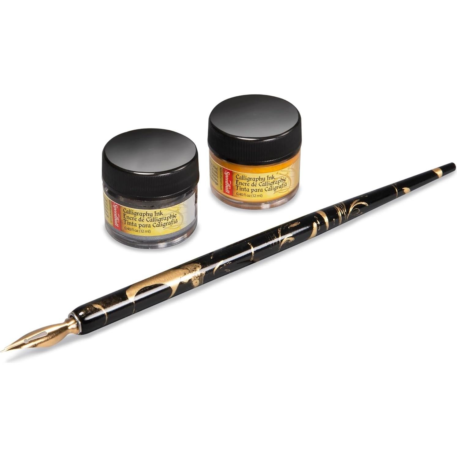 Juego de Pluma y Tinta Speedball Signature - 2 Tintas 12ml