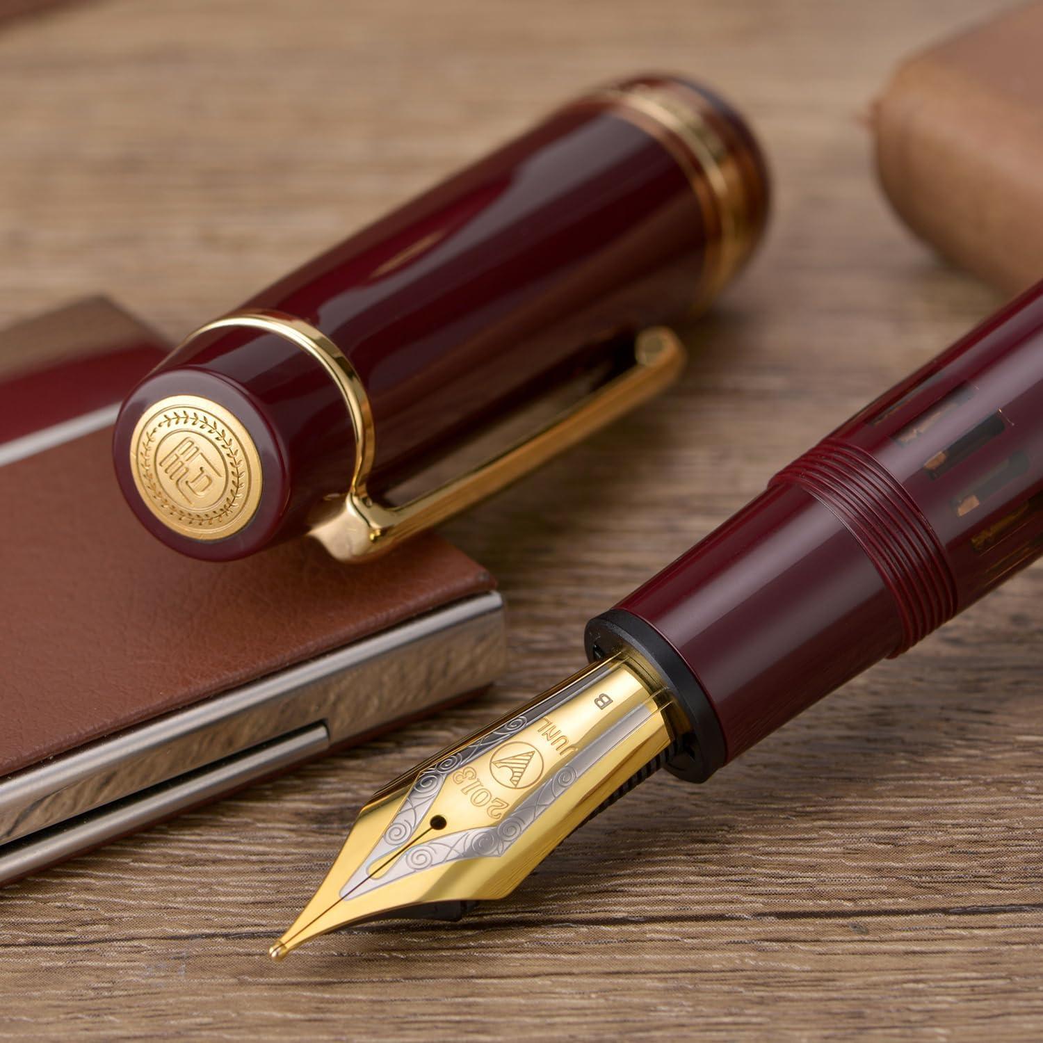 Sección de Pluma Mediana Yongsheng Junlai 930 con Punta de Iridio