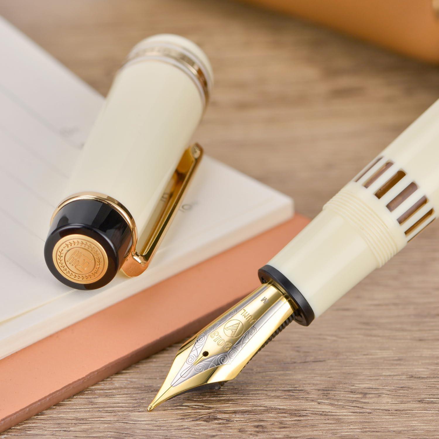 Sección de Pluma Mediana Yongsheng Junlai 930 con Punta de Iridio