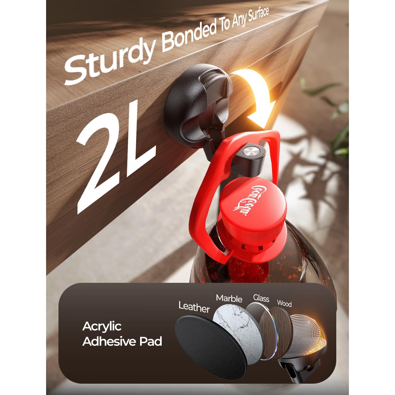 Clip de Cable Magnético LISEN 8 Paquetes con Adhesivo Fuerte