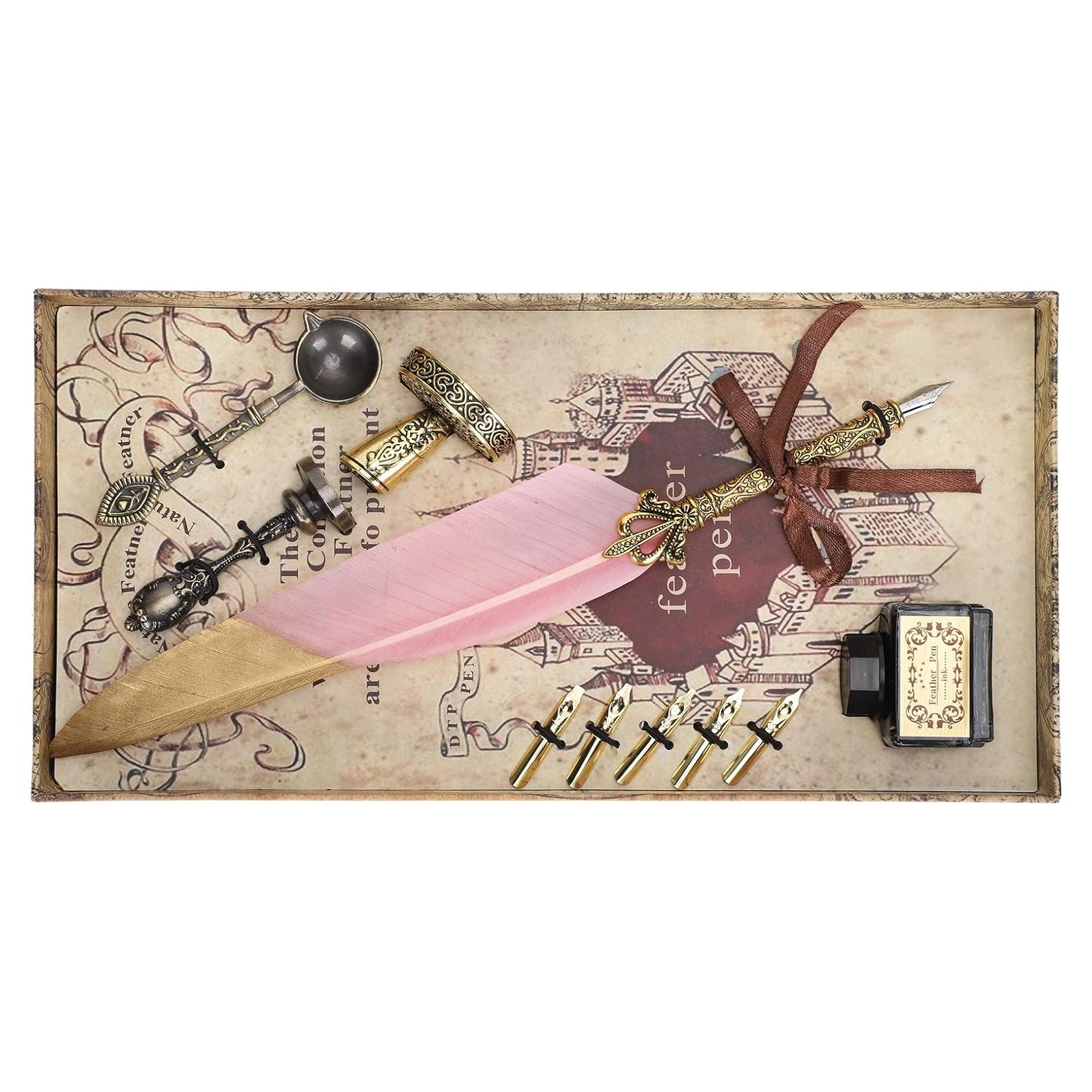 Conjunto de Plumas de Caligrafía GLOGLOW Rosa con Accesorios