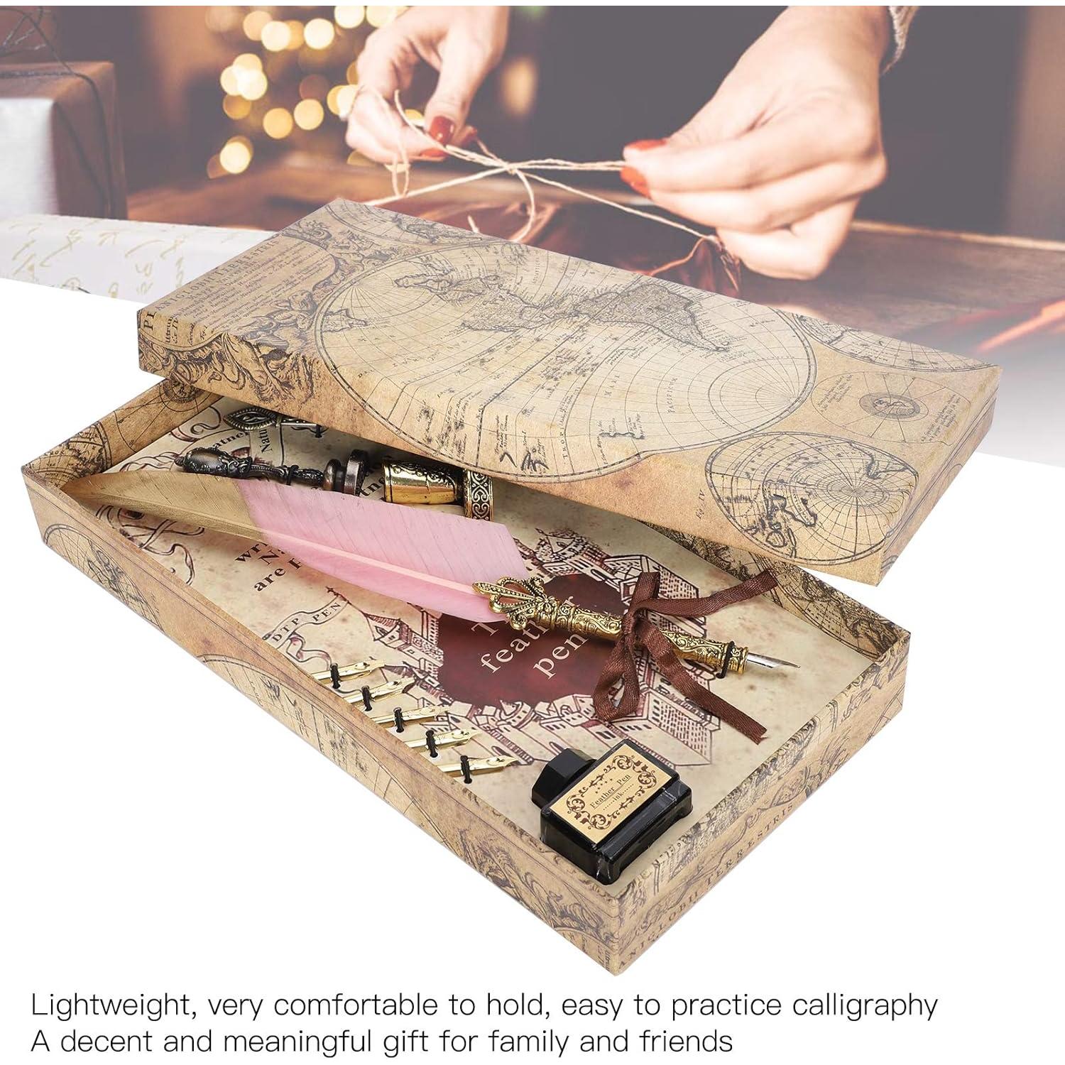 Conjunto de Plumas de Caligrafía GLOGLOW Rosa con Accesorios