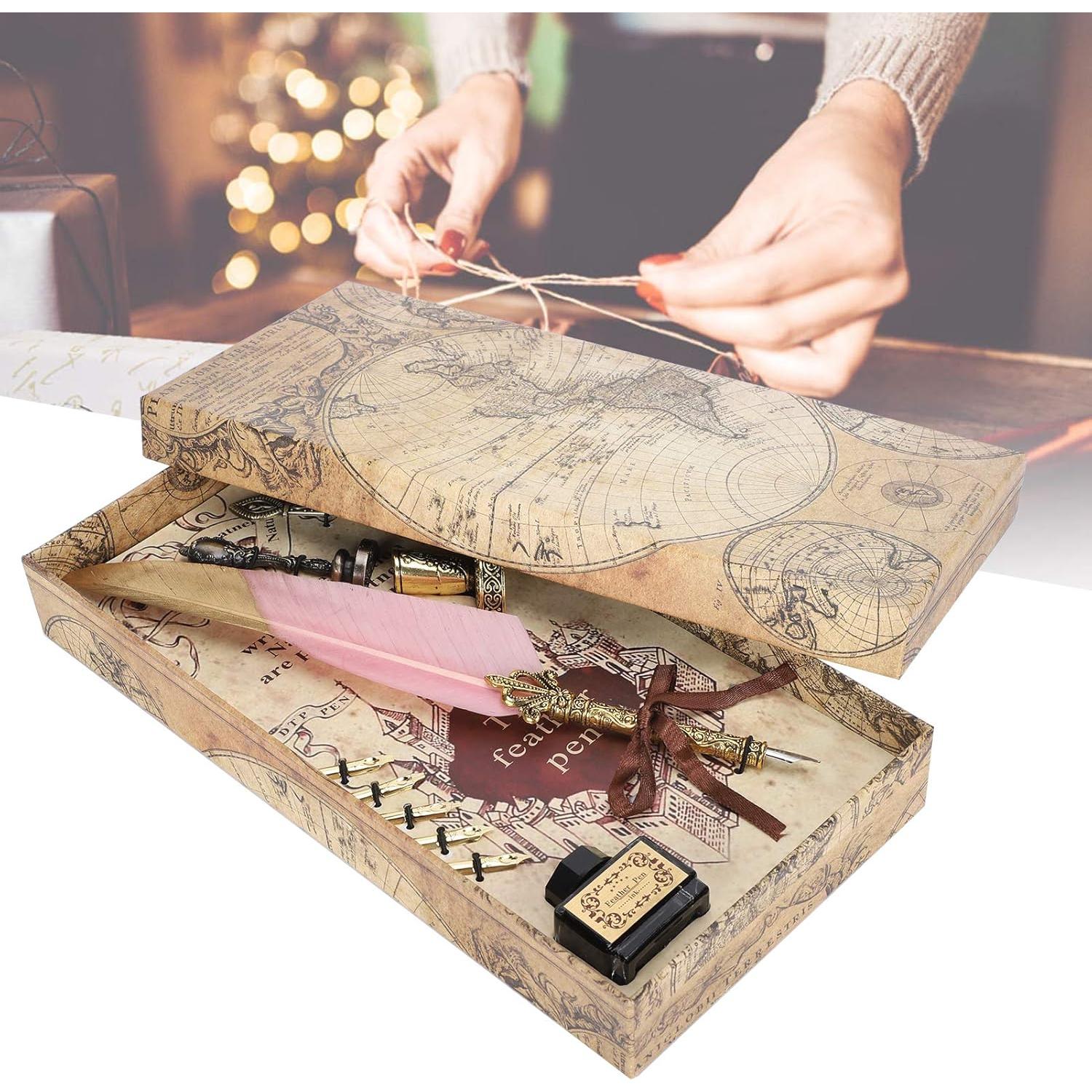 Conjunto de Plumas de Caligrafía GLOGLOW Rosa con Accesorios