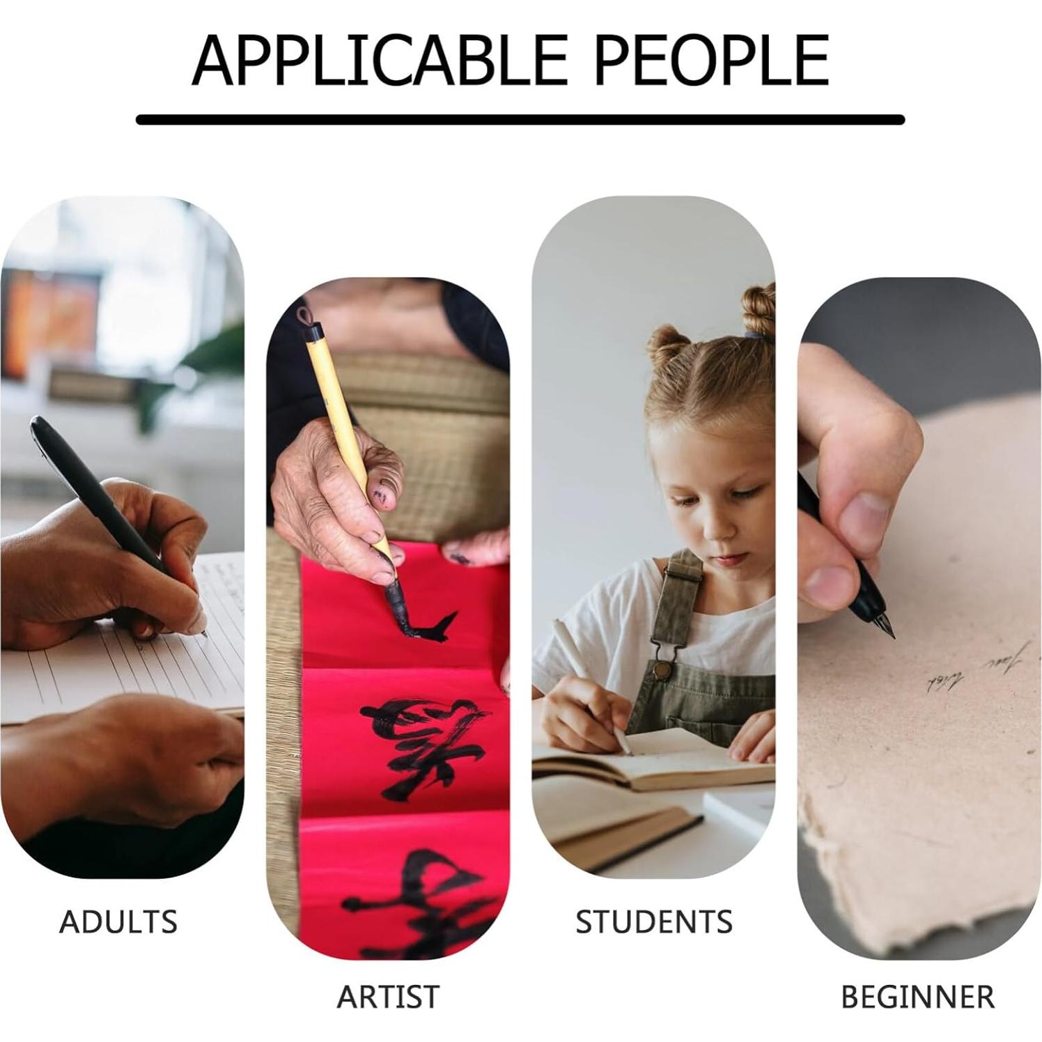 Juego de Plumillas de Caligrafía FAVOMOTO 5 Piezas Latón 0.3mm