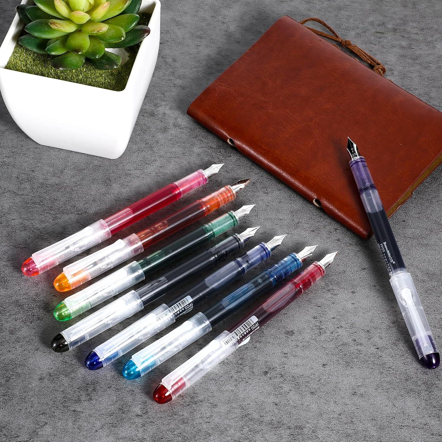 Bolígrafos Desechables YBEATY 8 Pcs Multicolor Punta Fina