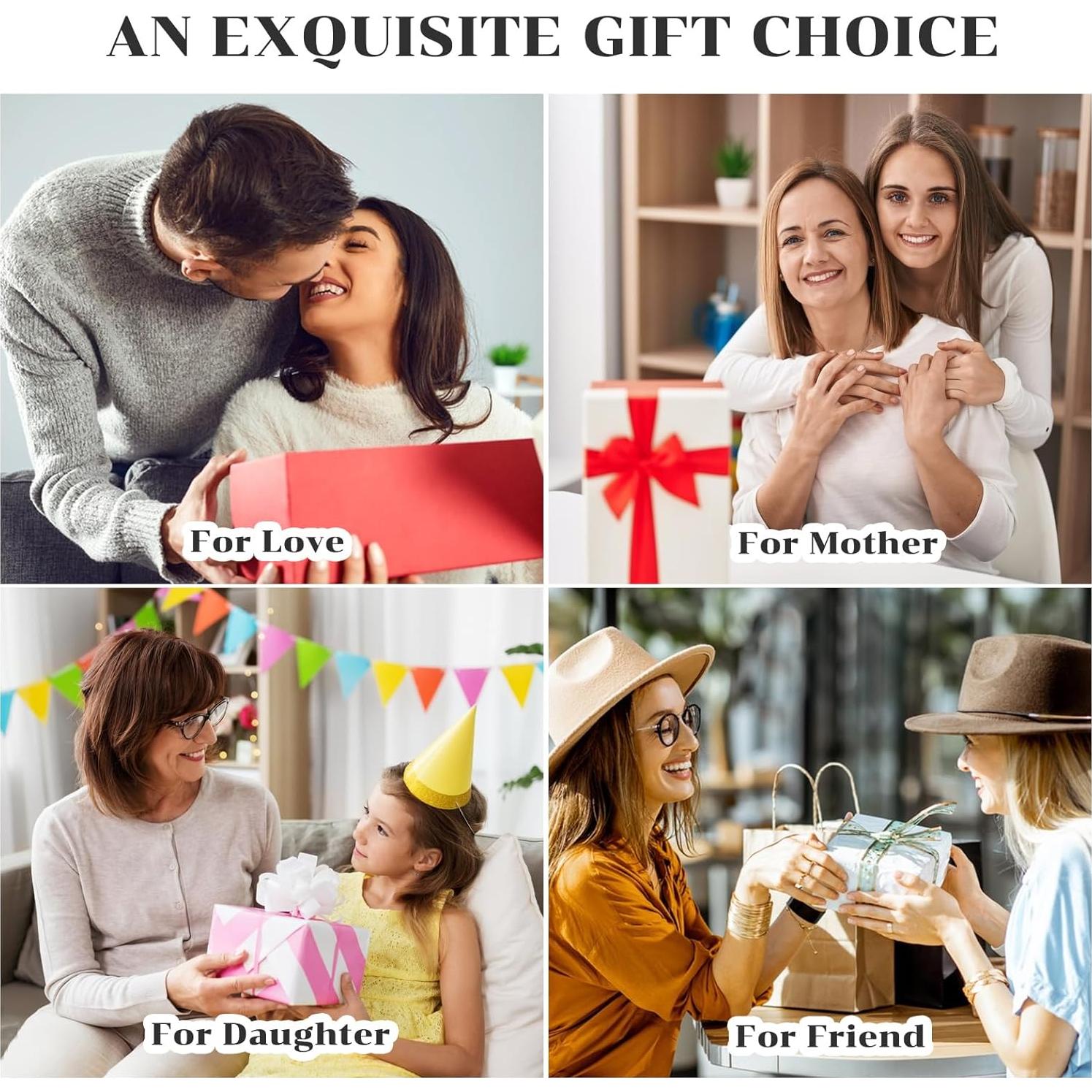 Juego de Pluma Fuente TIESOME Metal con 6 Cartuchos Tinta Negra