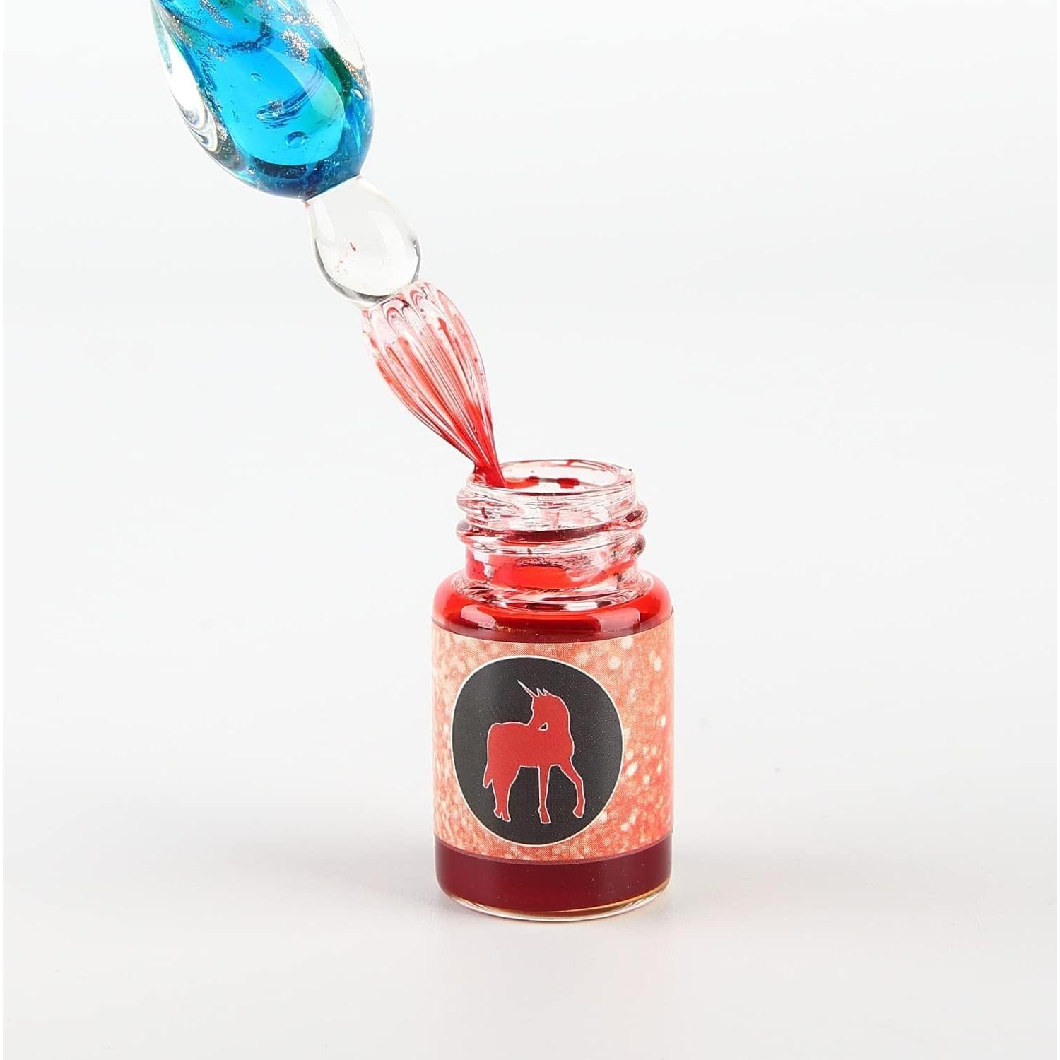 Juego de Caligrafía Mancola con 12 Tintas de Colores 7ml