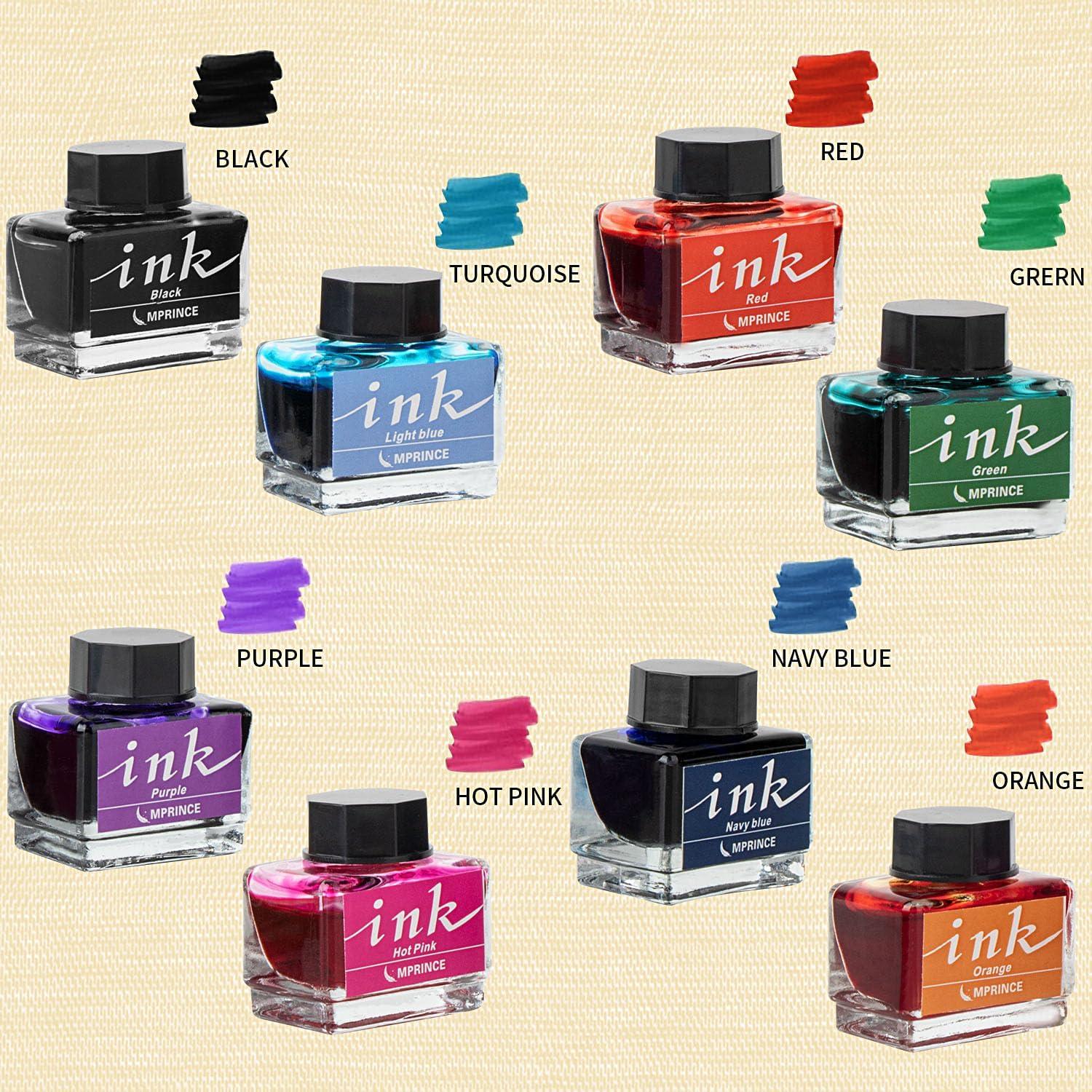 Juego de Caligrafía LongLongJin con 8 Tintas y Puntas