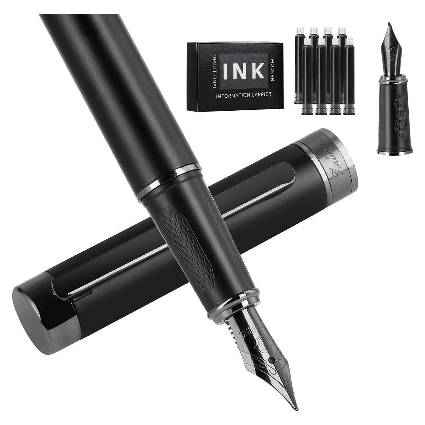 Bolígrafo Fuente Zalantan de Cobre Puro con Estuche y Cartuchos