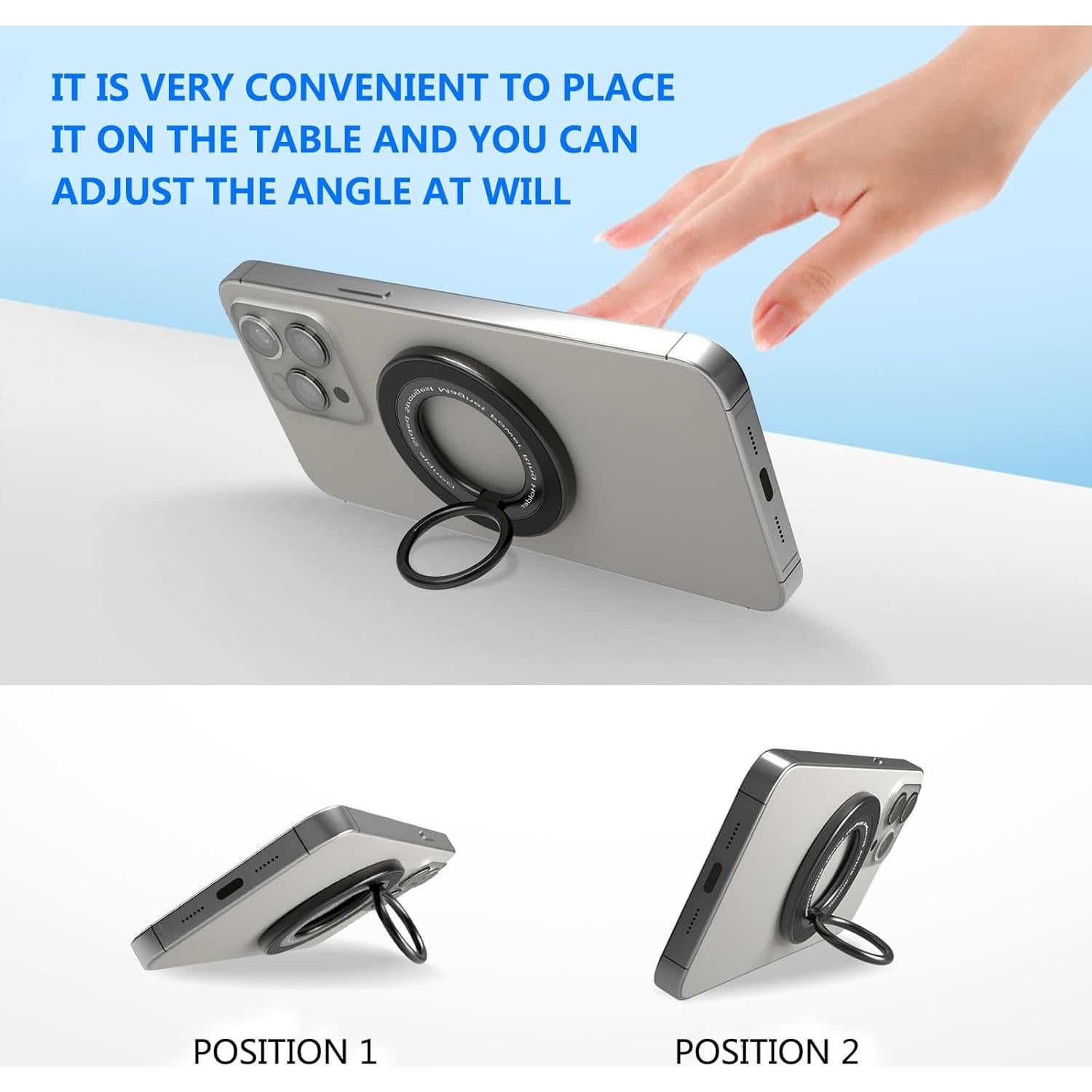 Soporte Magnético para Teléfono ORUNO CXZJ02 360° Negro