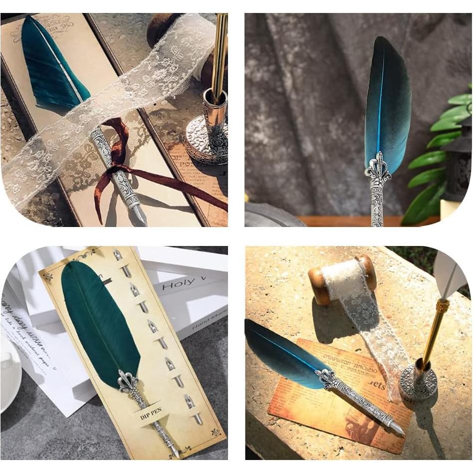 Juego de Pluma de Caligrafía Nafengldf con 5 Puntas Repuesto