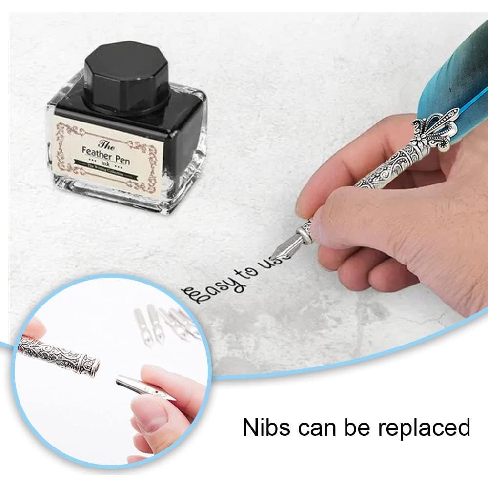 Juego de Pluma de Caligrafía Nafengldf con 5 Puntas Repuesto