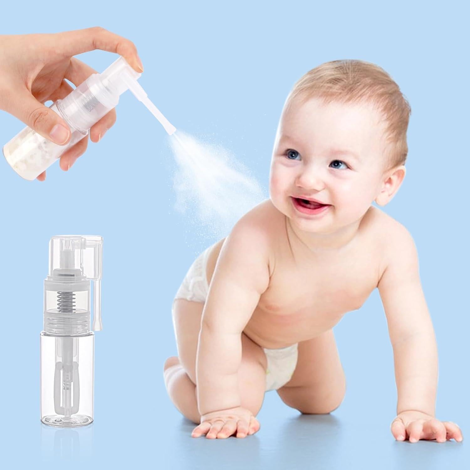 Botellas de Spray de Brillo KALIONE 35ml - 2 Piezas Reutilizables