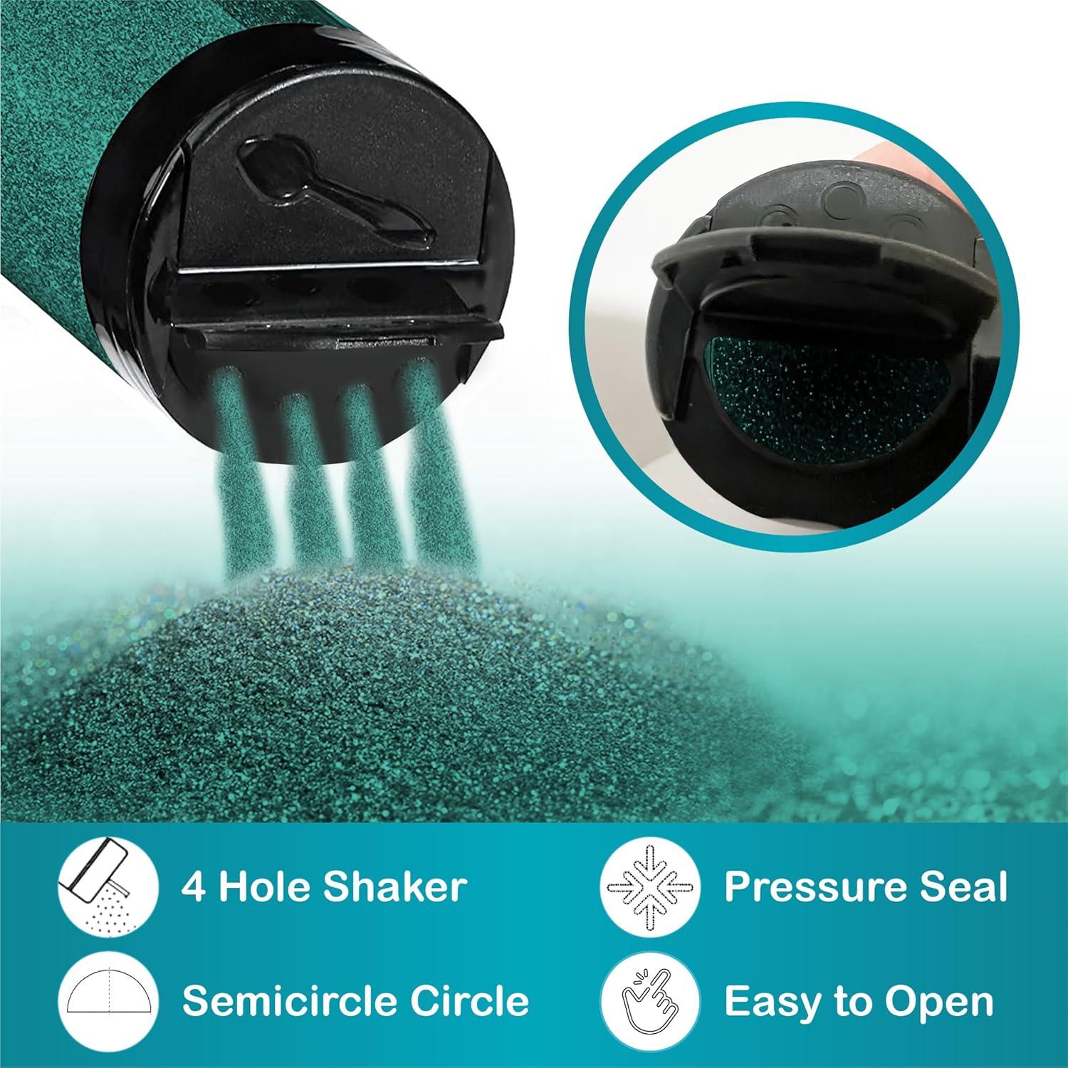 Brillo Extra Fino Turquesa 50g Novarbee para Manualidades